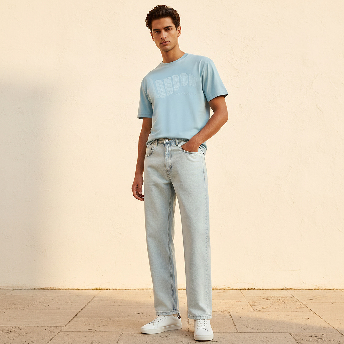 Lee Cooper Relaxed Fit Mid-Rise Pocket Jeans-men-clothing-jeans-image-3