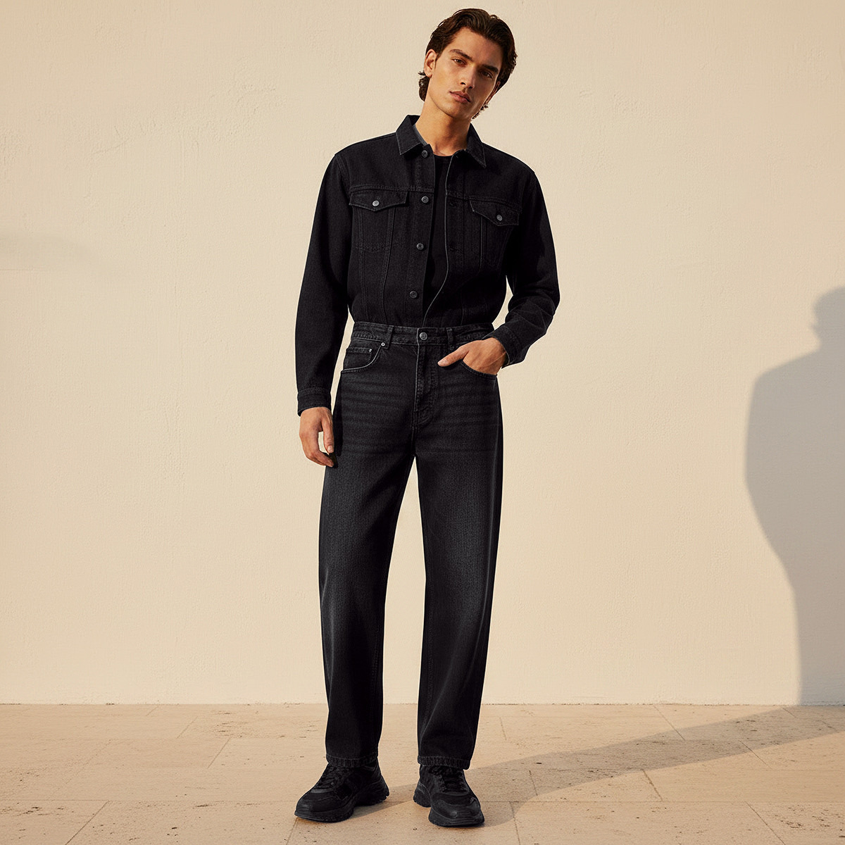 Lee Cooper Relaxed Fit Mid-Rise Pocket Jeans-men-clothing-jeans-image-3