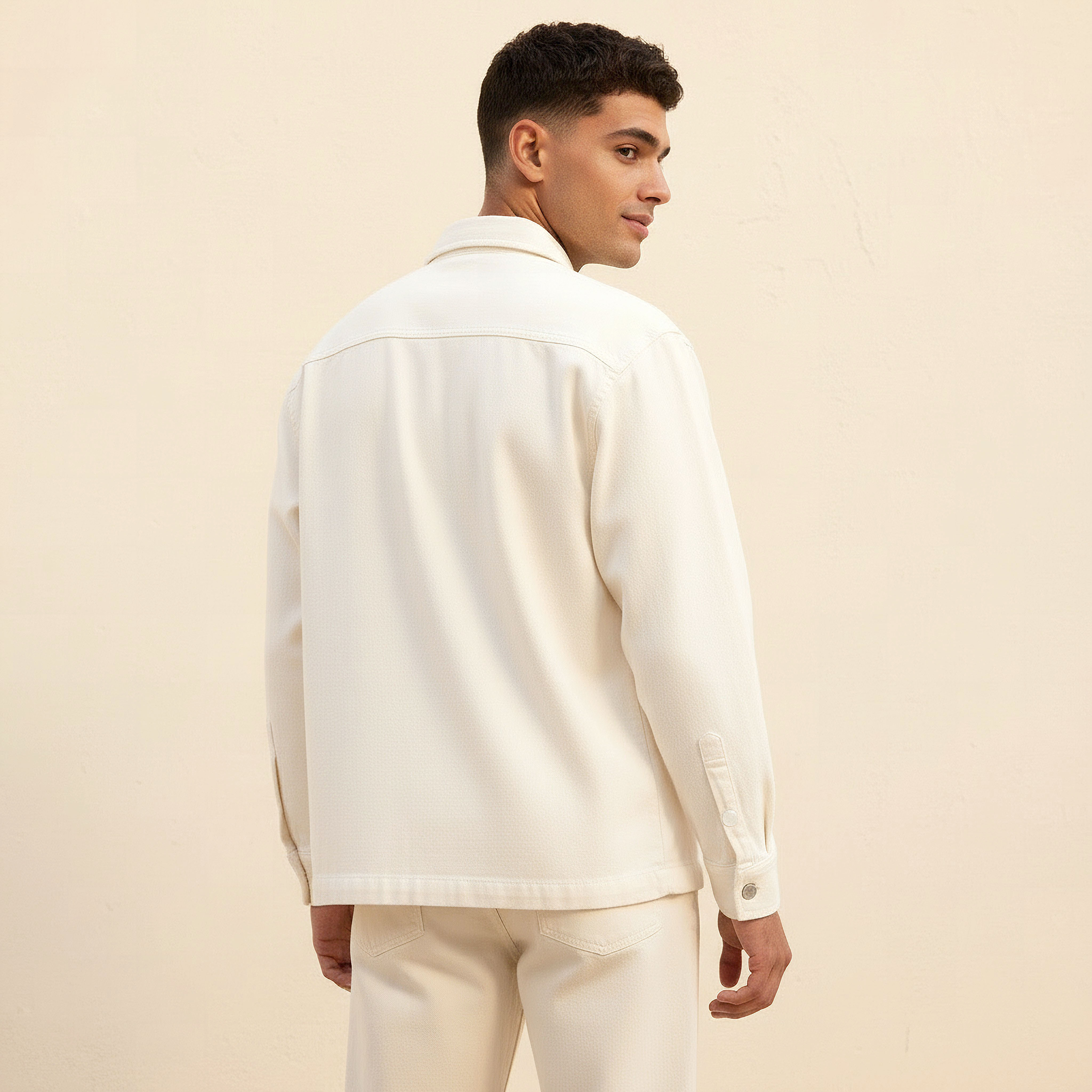 Lee Cooper Men Regular Fit Collared Long Sleeve Shirt-men-clothing-shirts-image-4