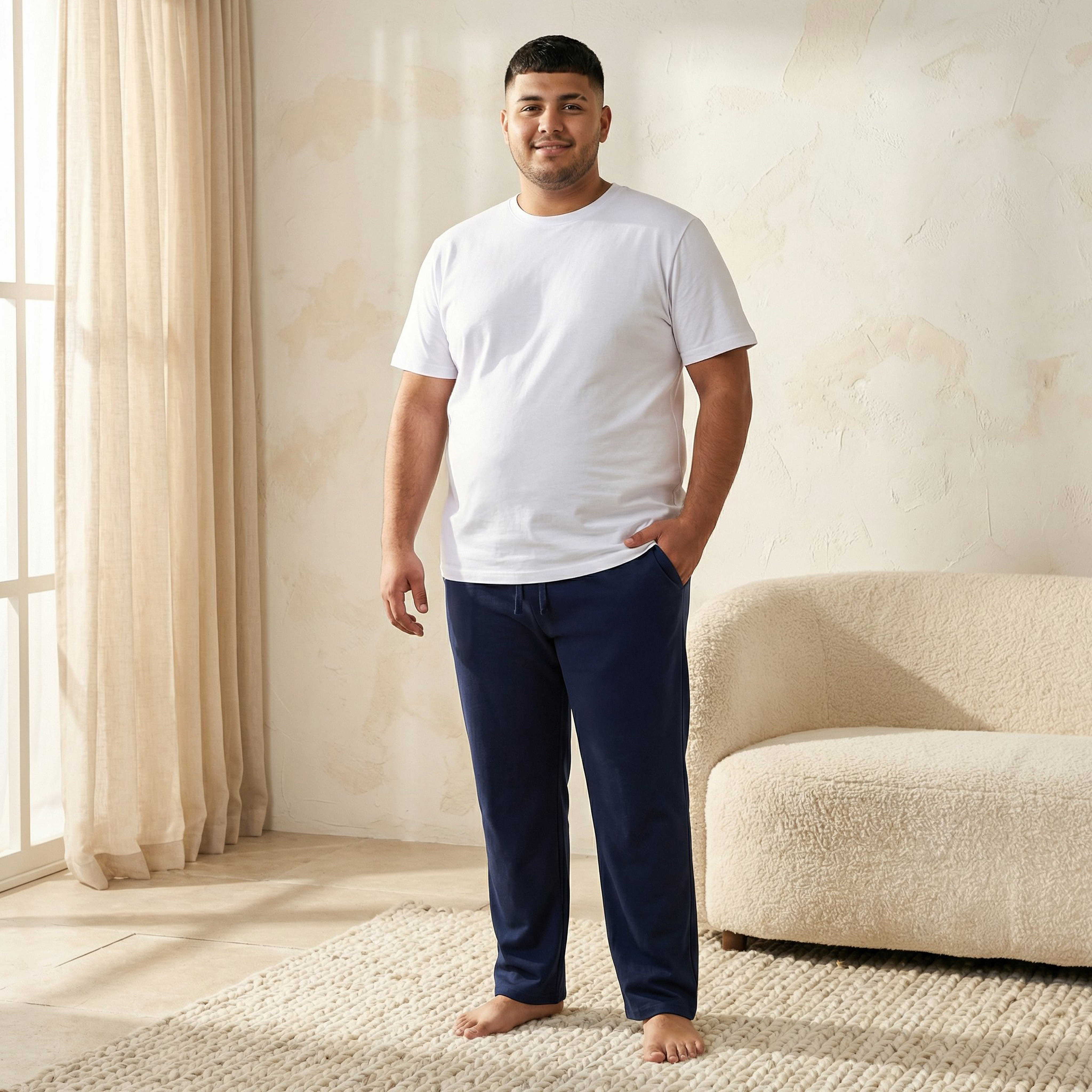 طقم ملابس نوم قطن للرجال-men-clothing-nightwear-sets-image-1