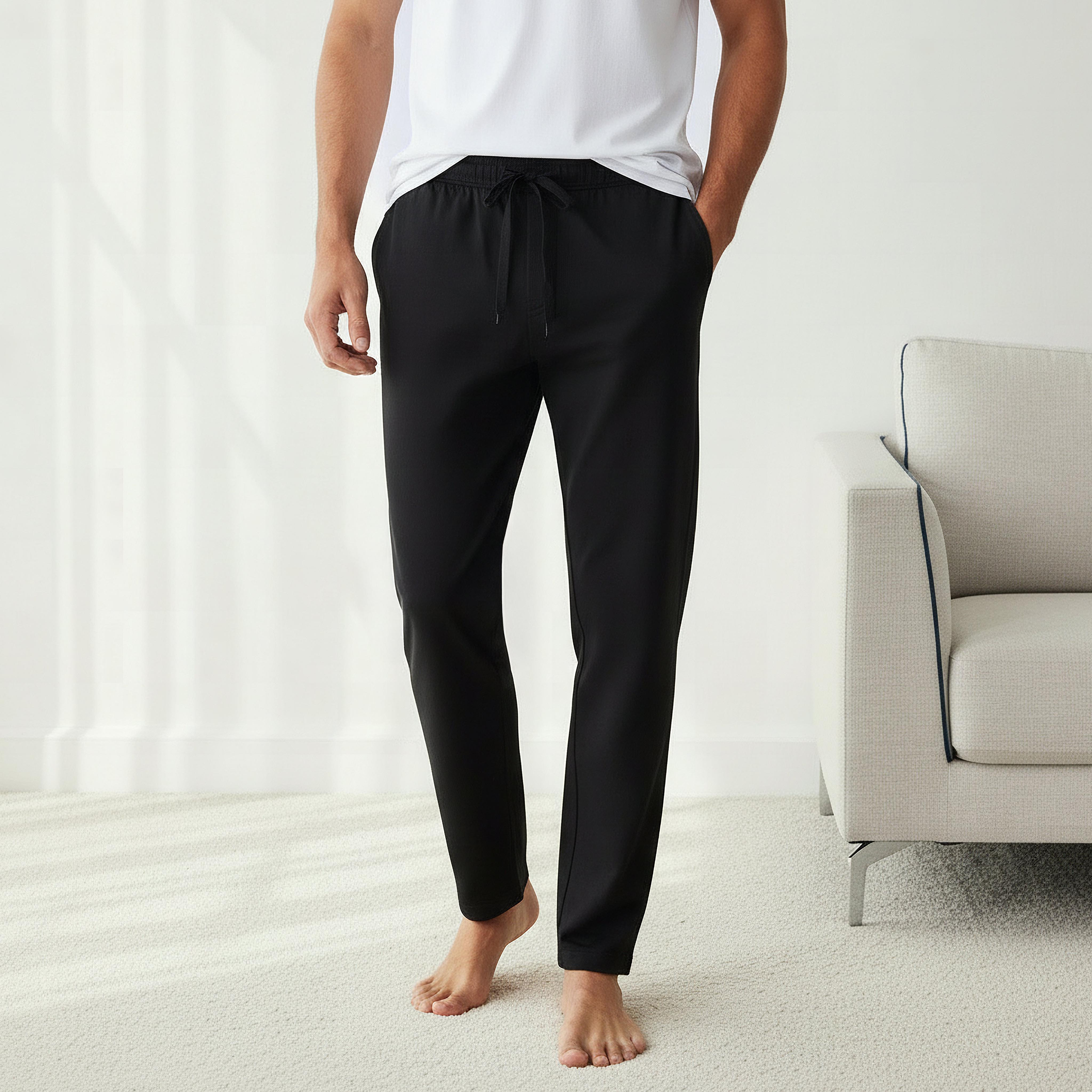 Men Cotton Henley Neck Nightwear Set-men-clothing-nightwear-sets-image-5