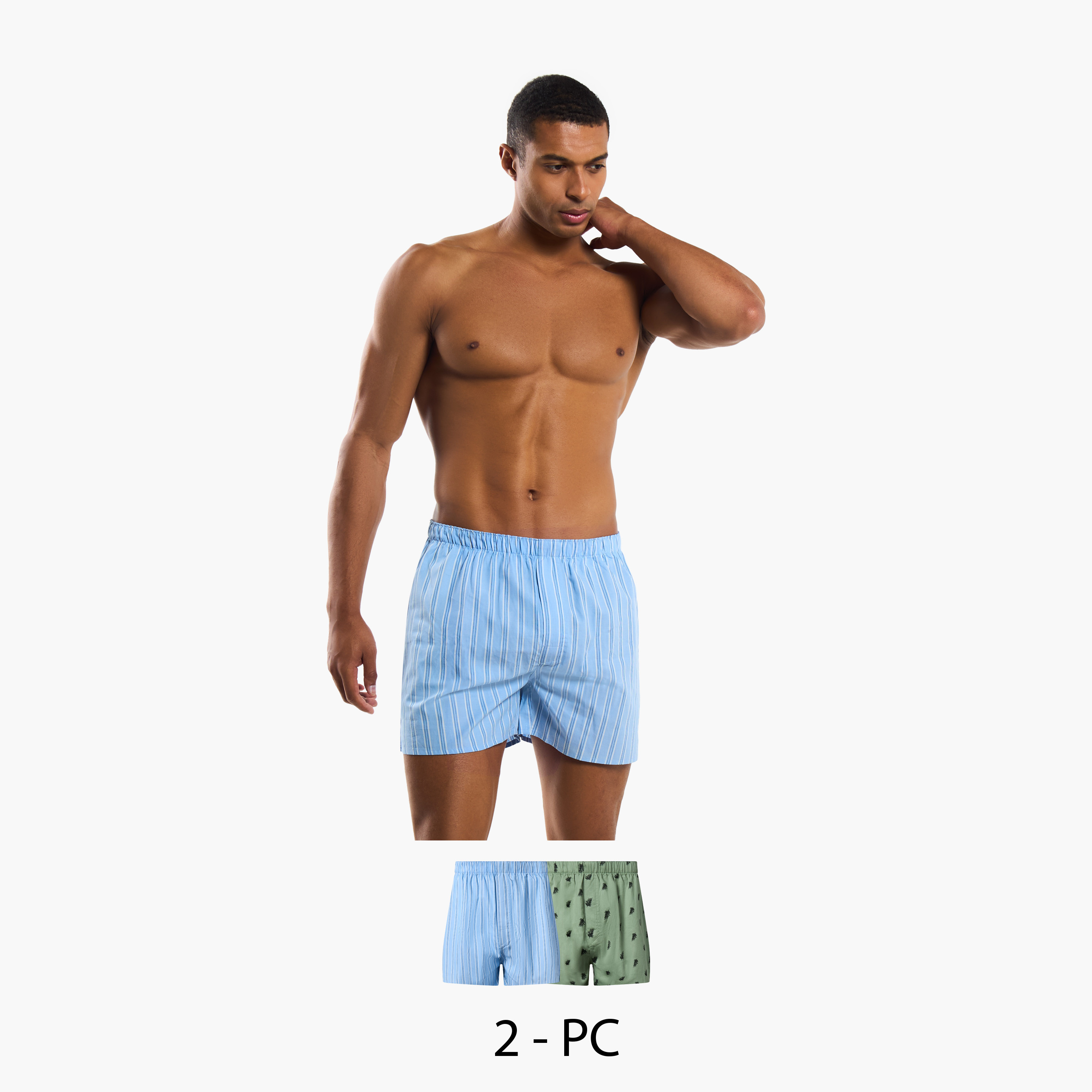 Men Printed Cotton Boxers - Pack of 2-men-clothing-innerwear-underwear-image-1