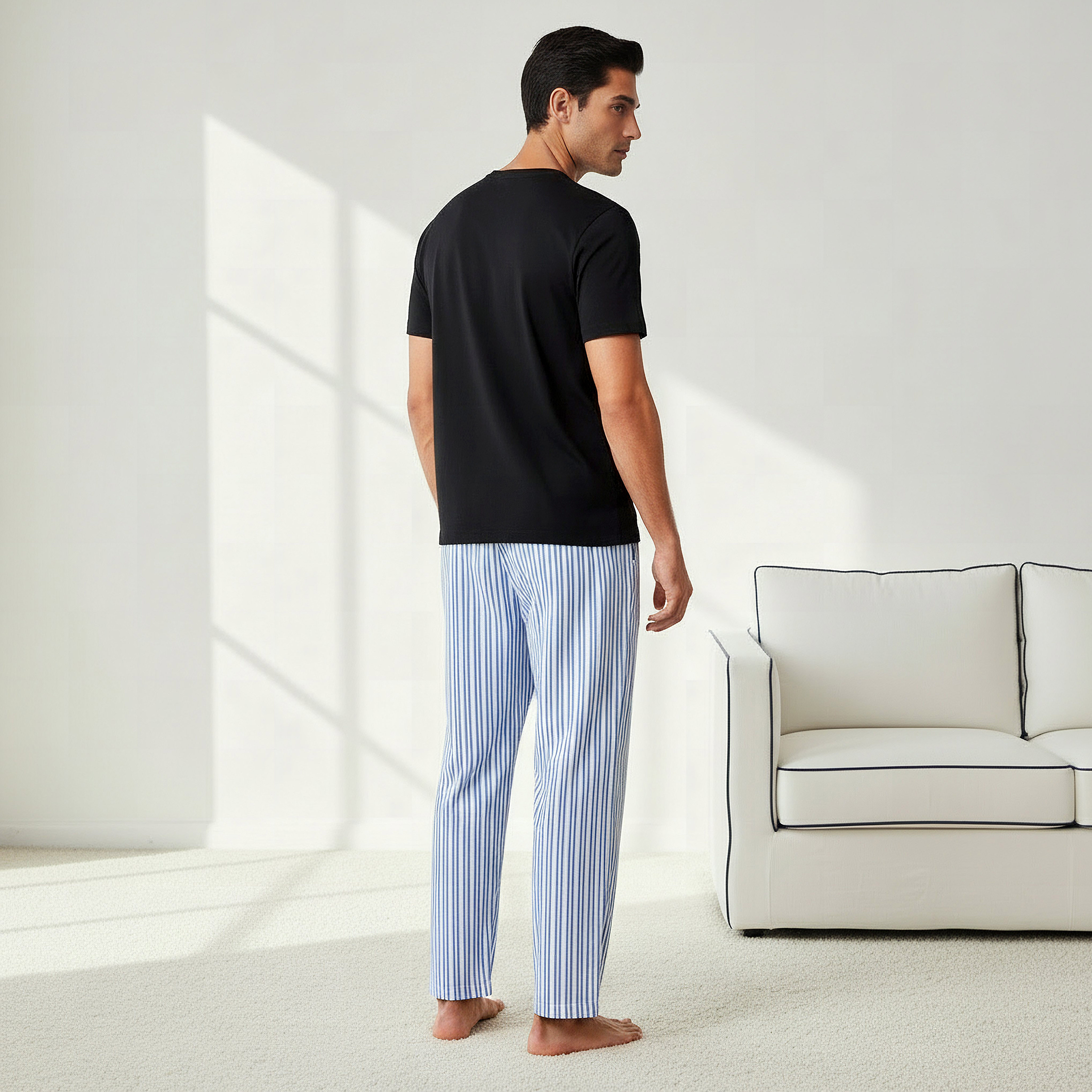 Men Cotton Striped Nightwear Set-men-clothing-nightwear-sets-image-4