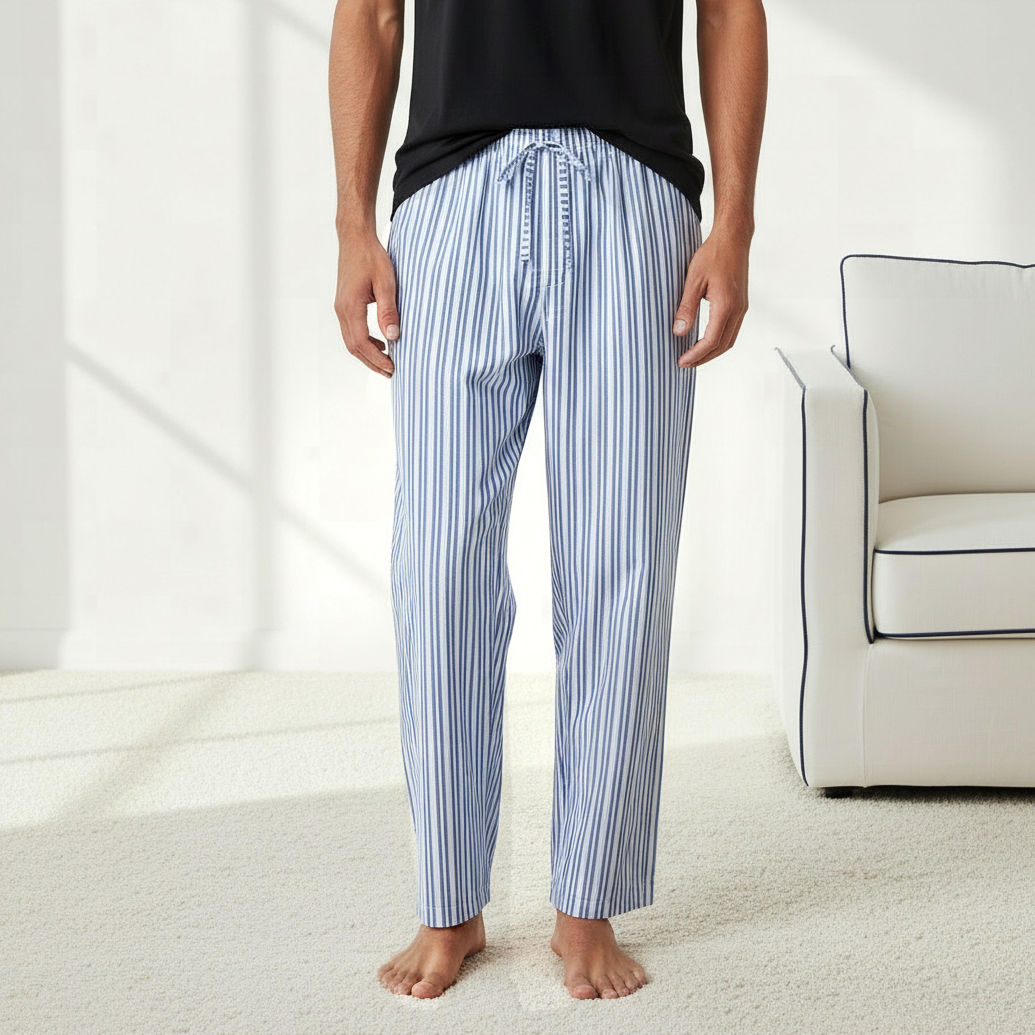 Men Cotton Striped Nightwear Set-men-clothing-nightwear-sets-image-5