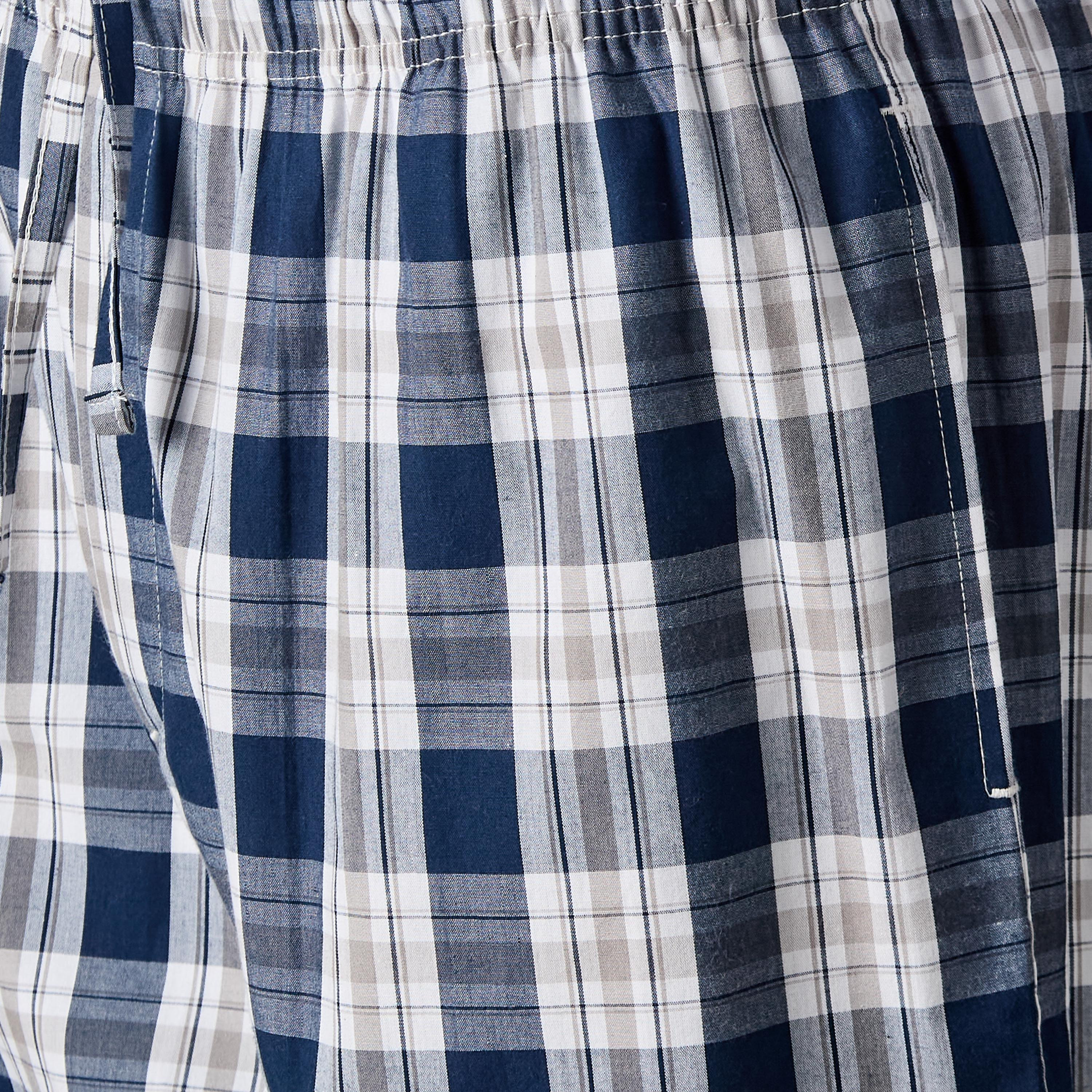 Men Cotton Checked Nightwear Set-men-clothing-nightwear-sets-image-7