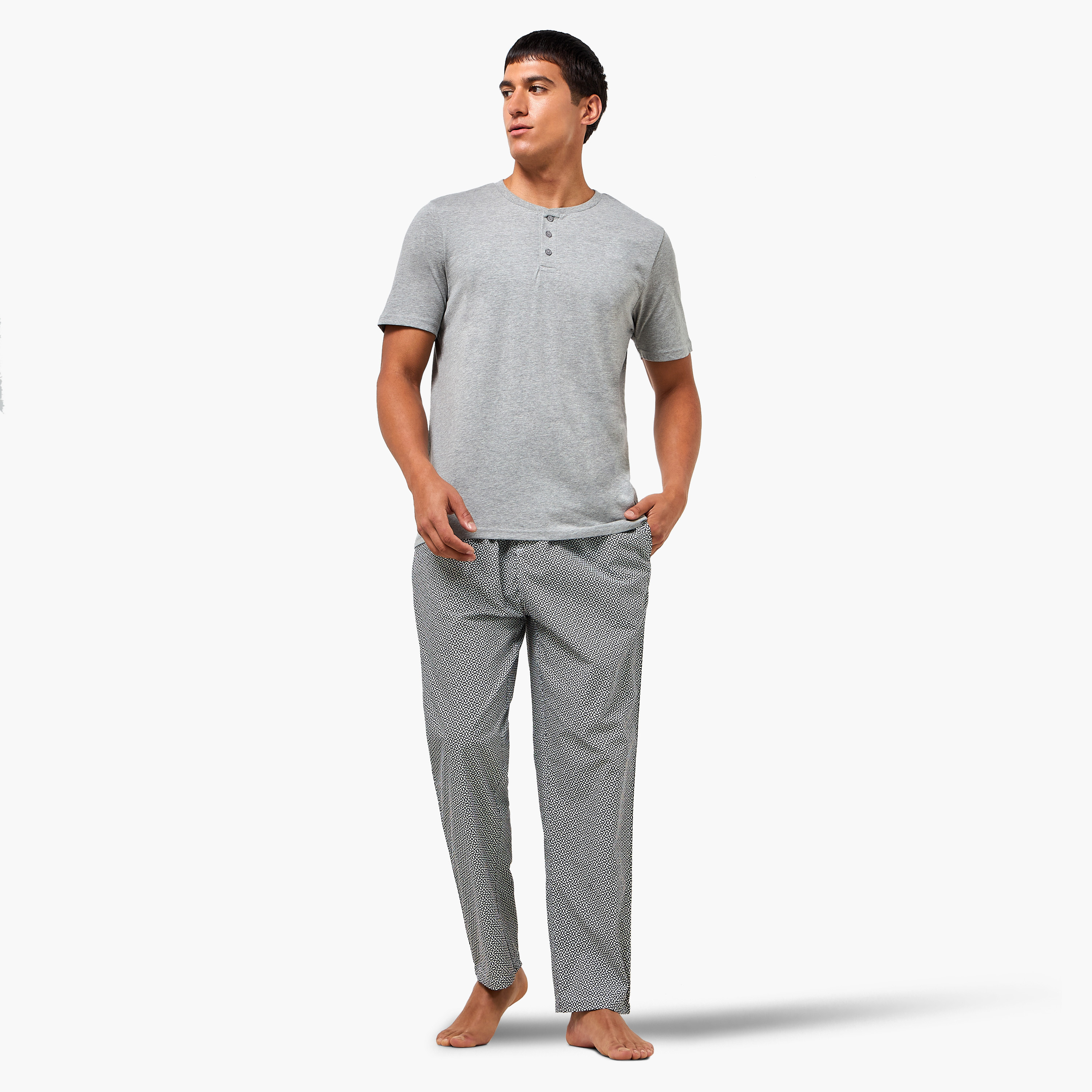 Men Cotton Striped Nightwear Set-men-clothing-nightwear-sets-image-3