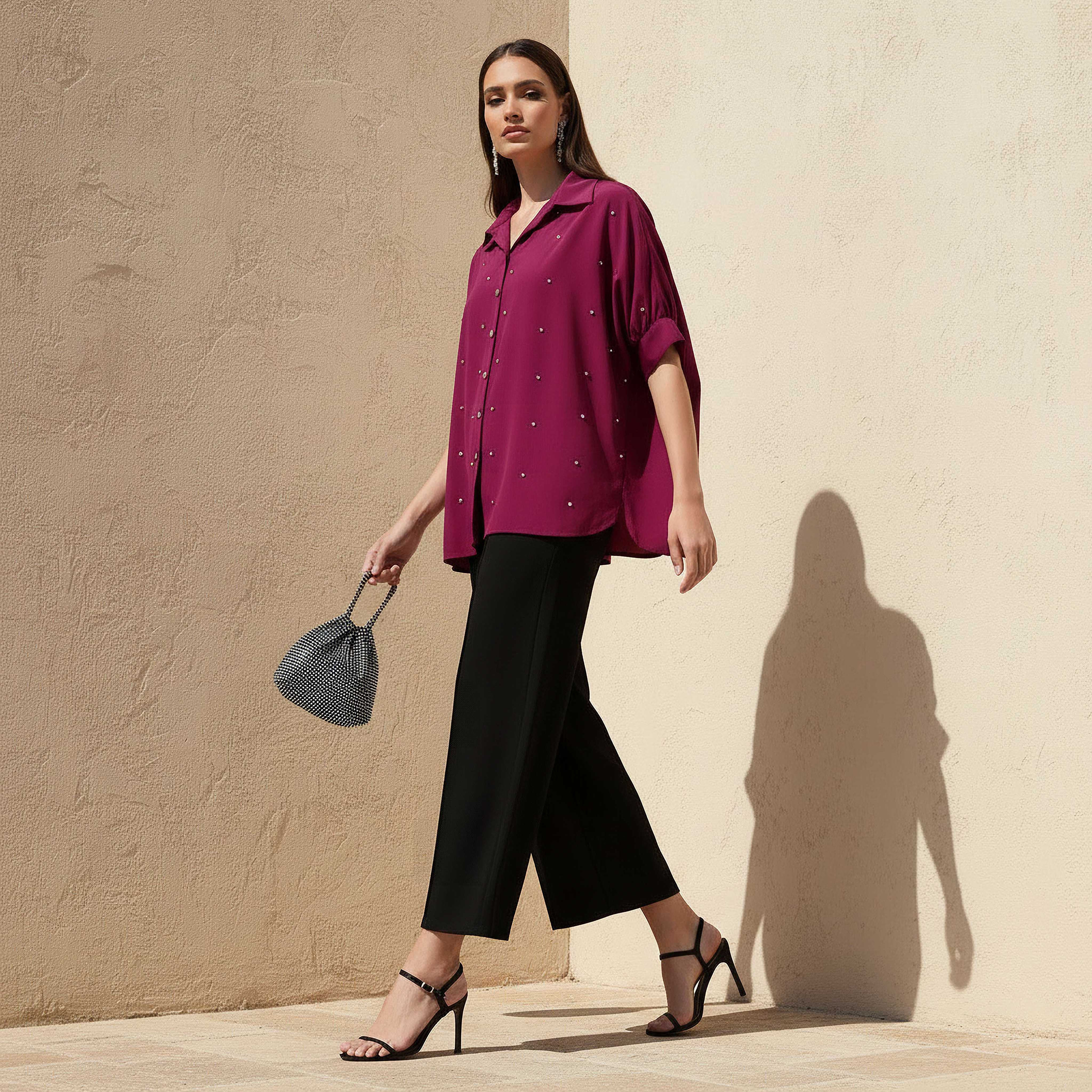 Kaftan Shirt with Embellished Detail-women-clothing-shirtsandblouses-shirts-image-3