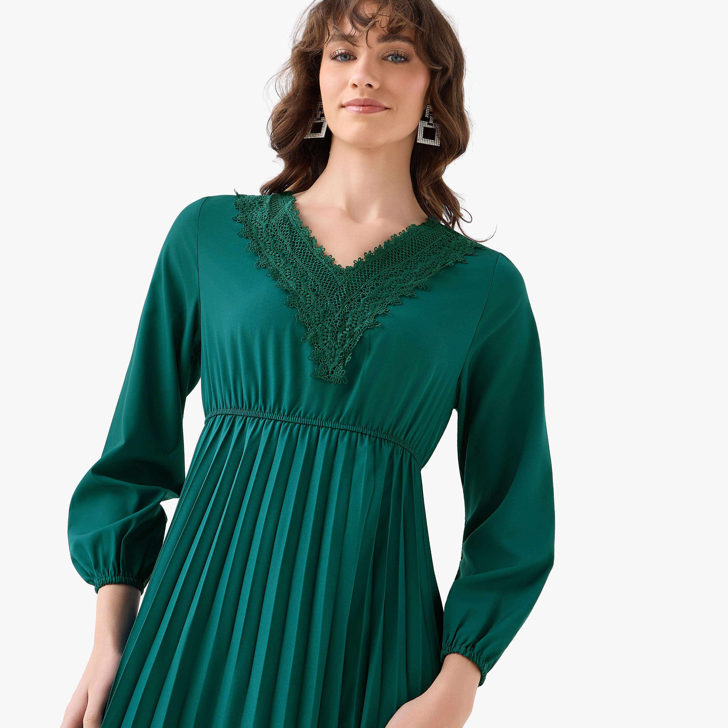 Pleated Midi Dress with Lace Detail-PROMO_SP_QA_BUNDLE_2FOR179_180925-image-5