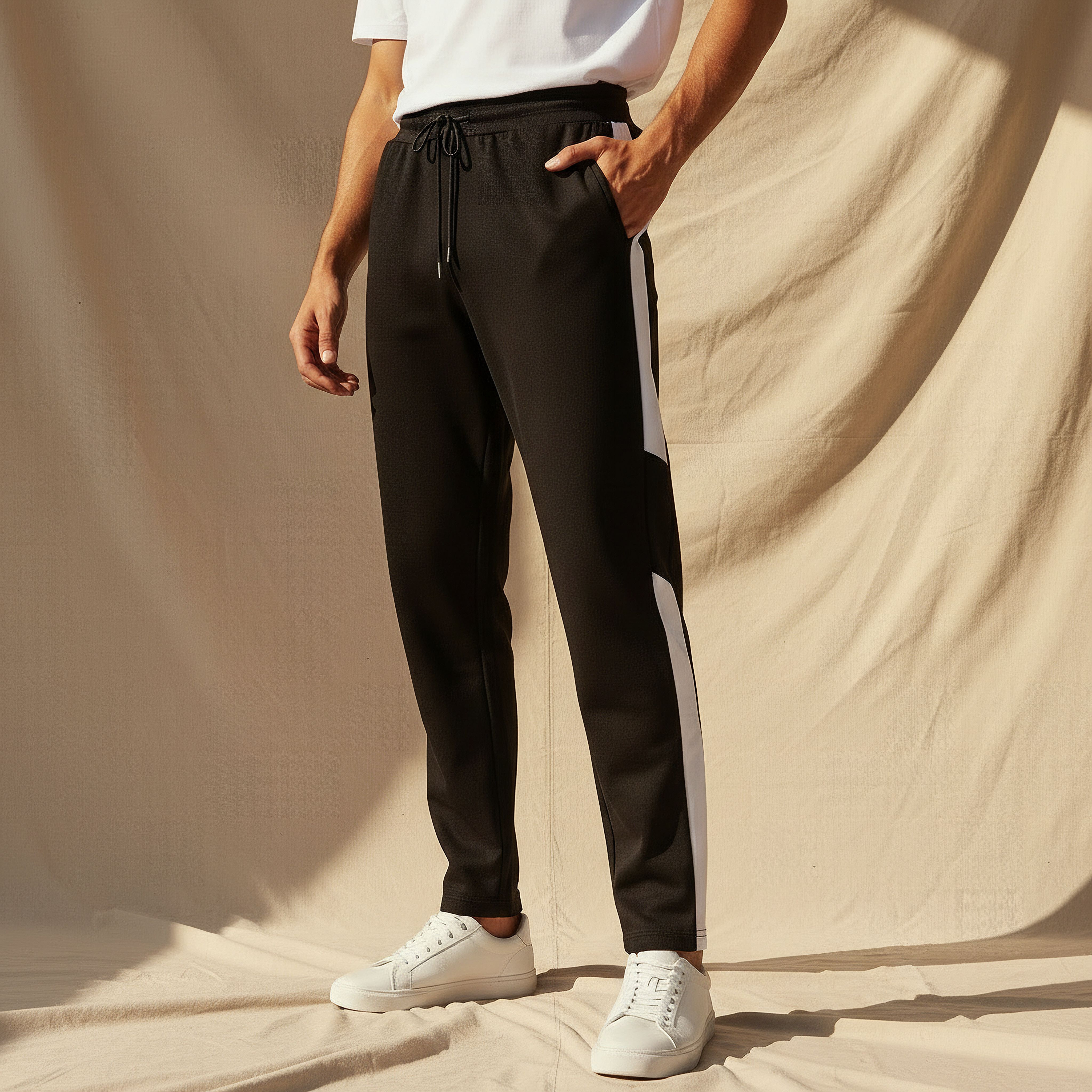 بنطلون رياضي رجالي بشريط-men-clothing-bottoms-joggers-image-1