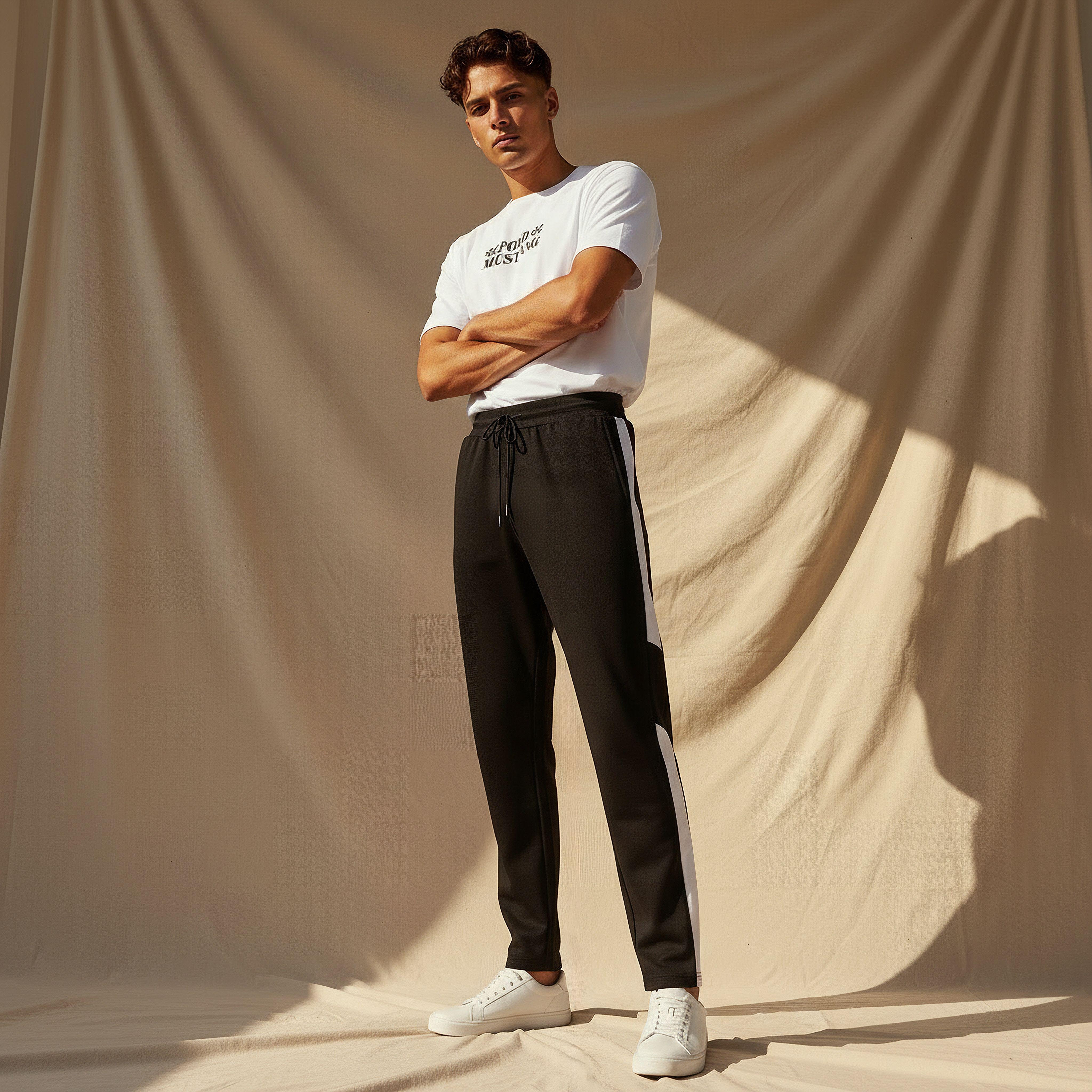 بنطلون رياضي رجالي بشريط-men-clothing-bottoms-joggers-image-3