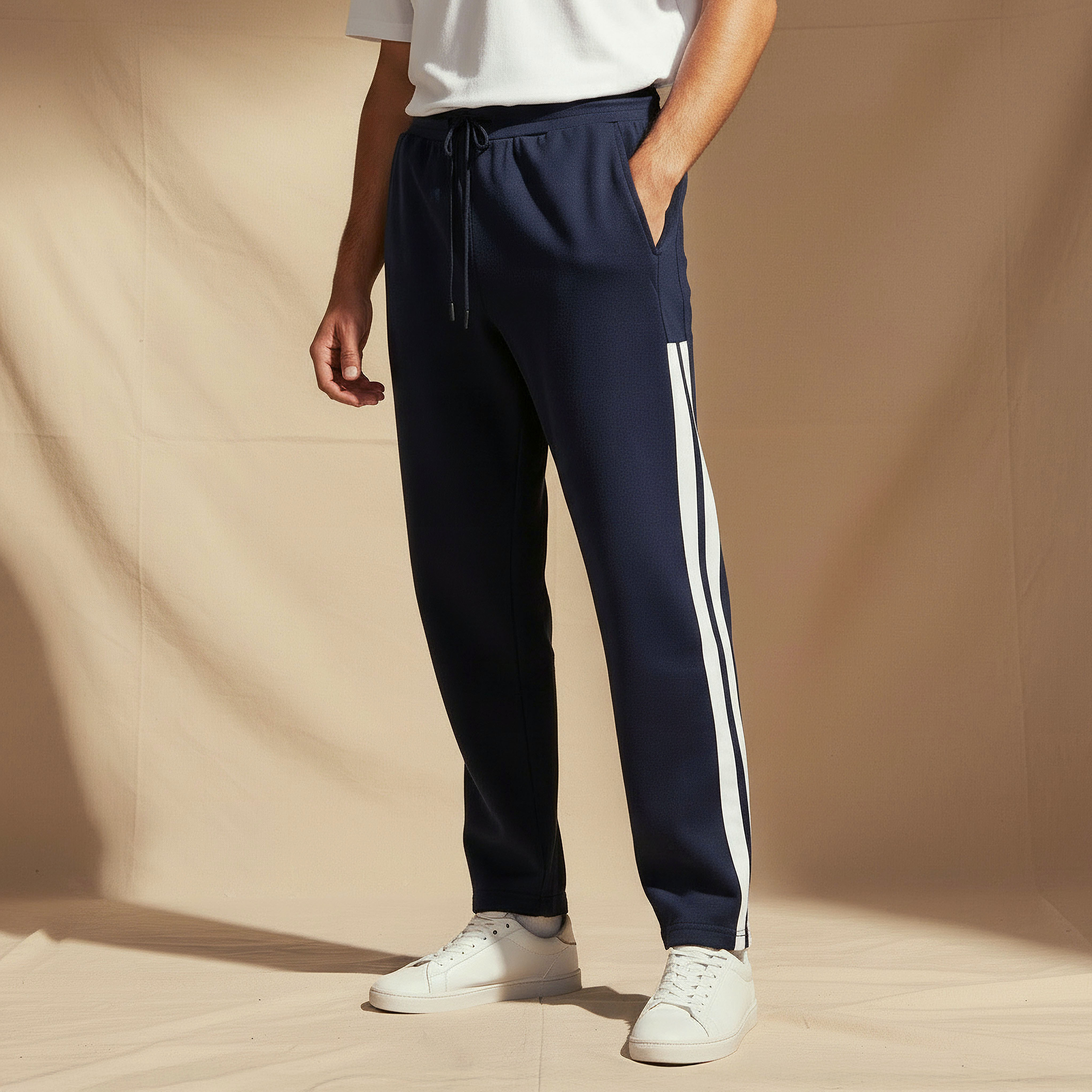 بنطلون رياضي رجالي بأشرطة-men-clothing-bottoms-joggers-image-1