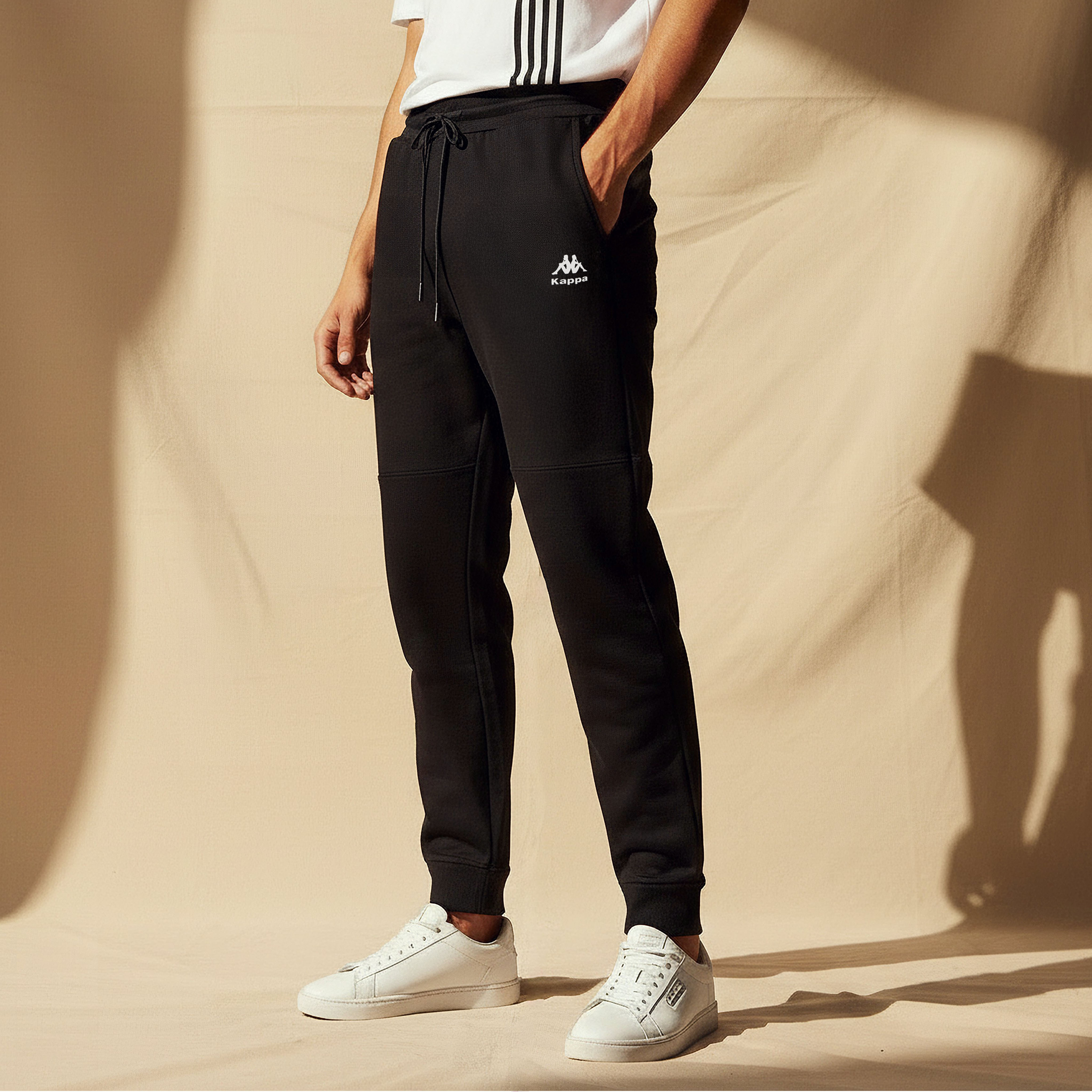 Kappa Men Joggers with Panel Detail-men-clothing-sportswearandactivewear-bottoms-joggers-image-1