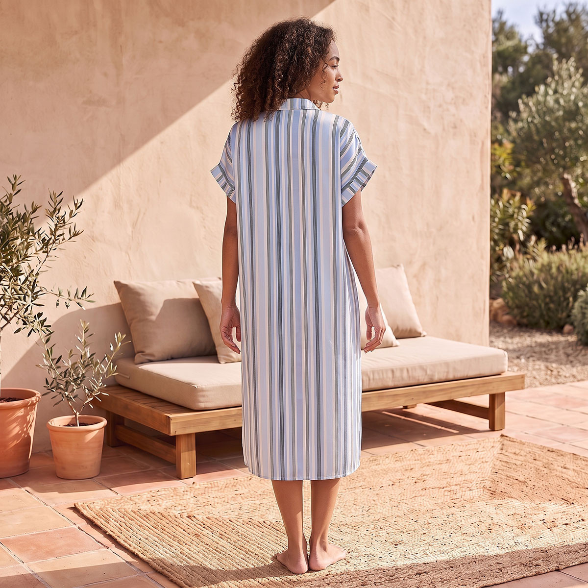 قميص نوم مخطط من آداريا-women-clothing-nightwear-nighties-image-3