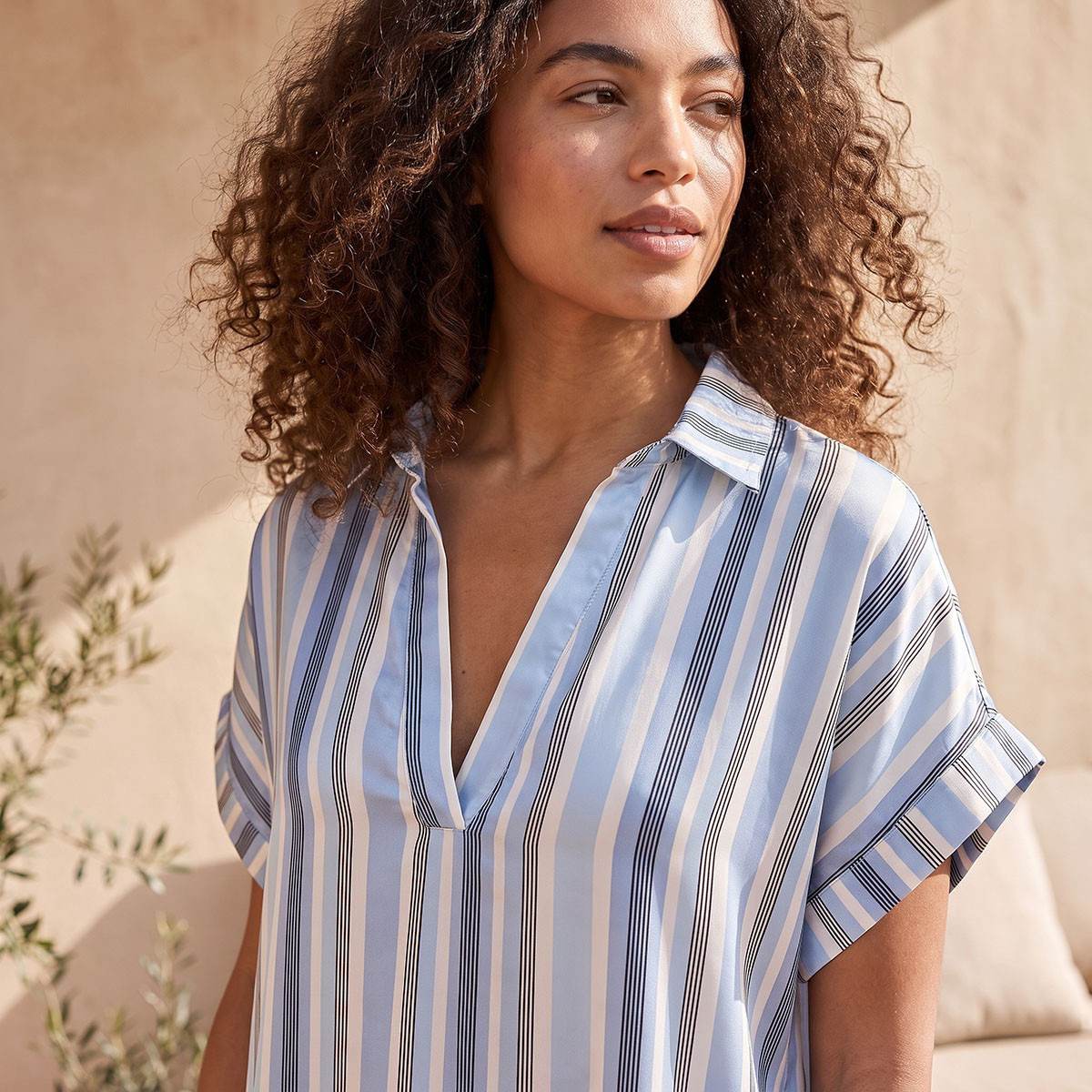 قميص نوم مخطط من آداريا-women-clothing-nightwear-nighties-image-5