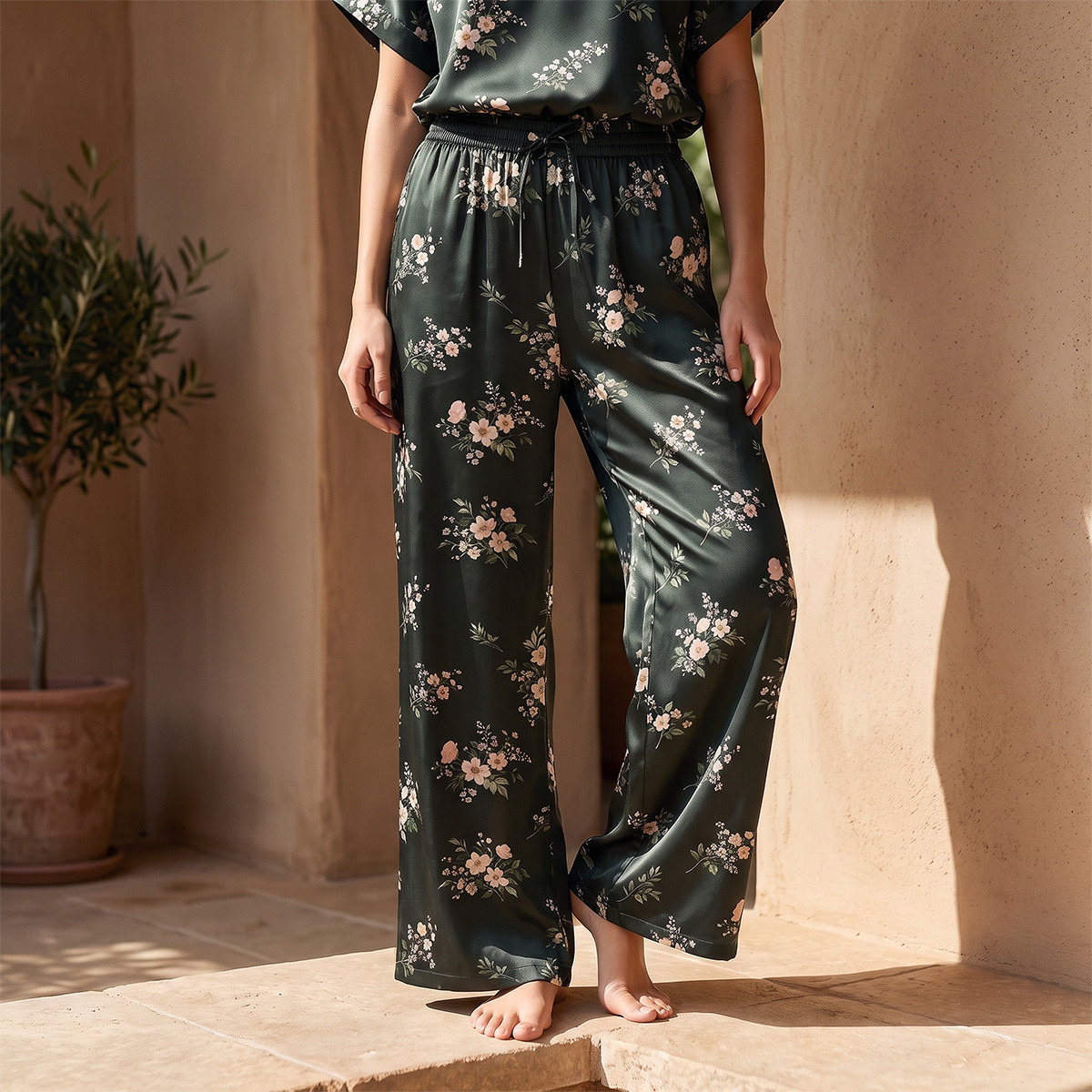 Aadaraya Pyjama Set Floral Print Top & Trousers-women-clothing-nightwear-pyjamas-longsets-image-5