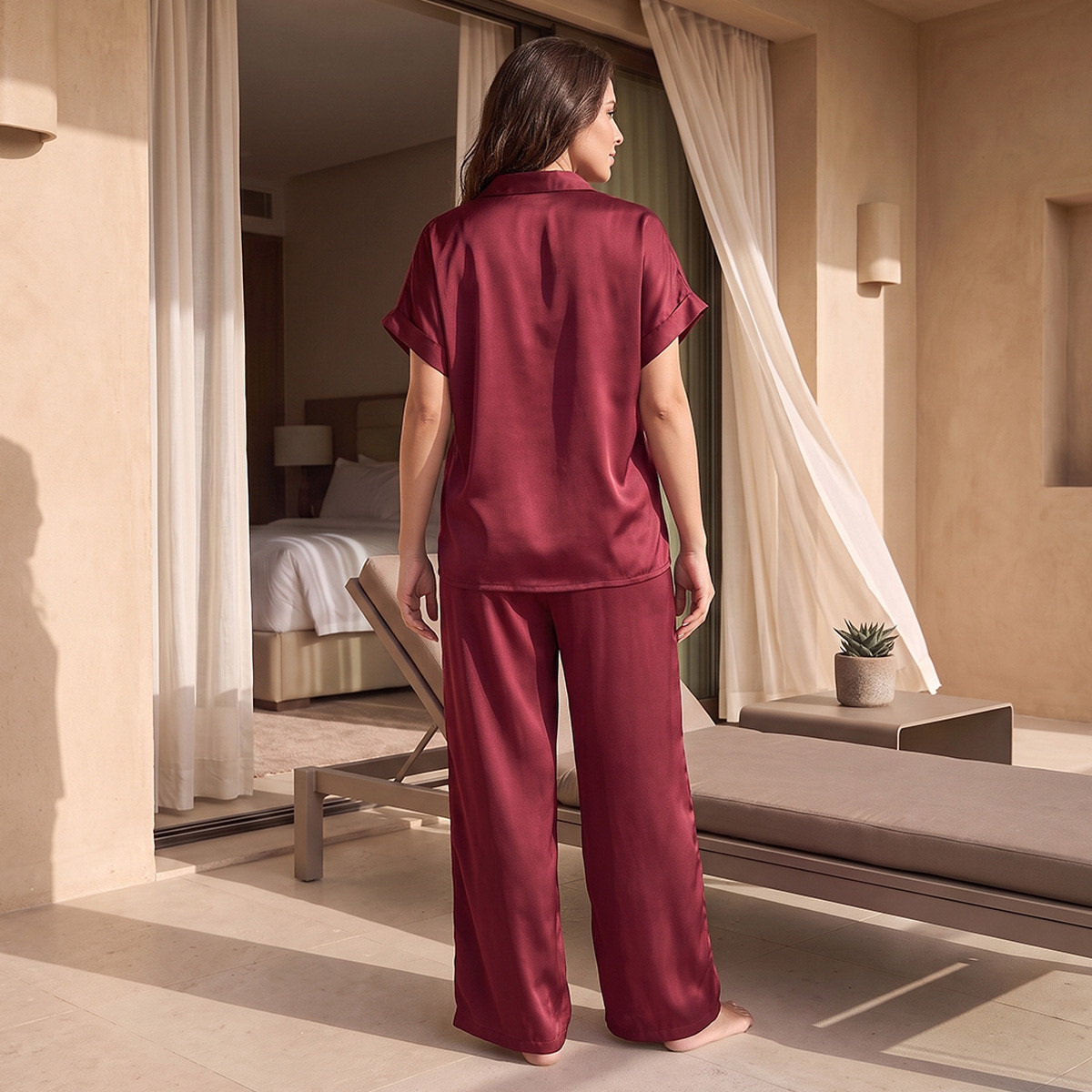 طقم بلوزة وبنطلون بيجاما من آدارايا-women-clothing-nightwear-pyjamas-longsets-image-3