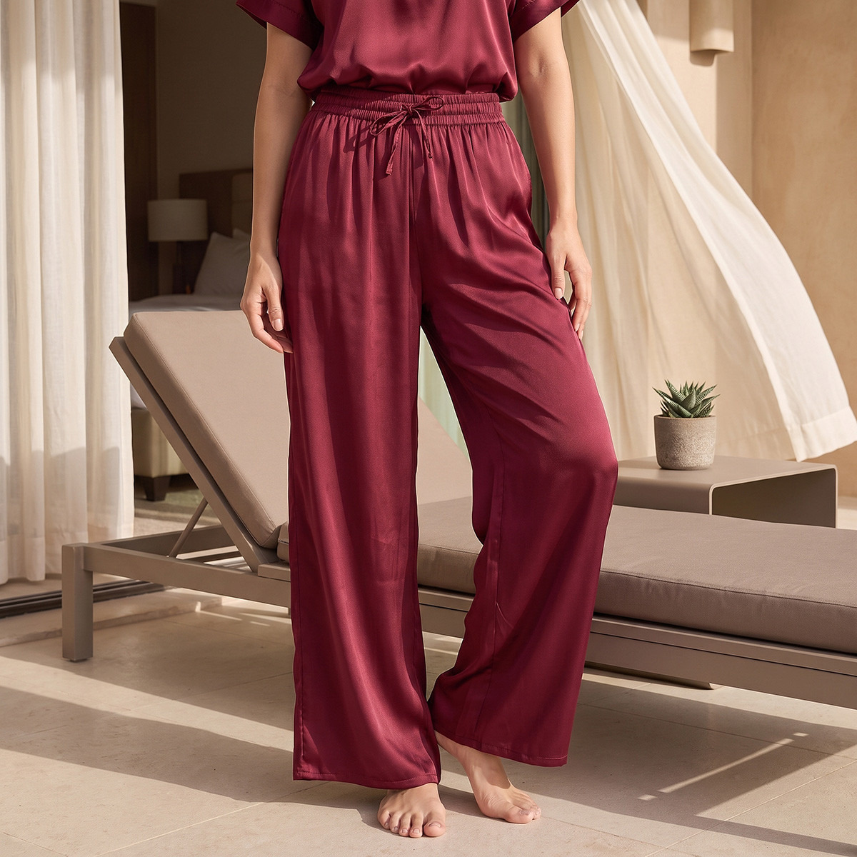 طقم بلوزة وبنطلون بيجاما من آدارايا-women-clothing-nightwear-pyjamas-longsets-image-5