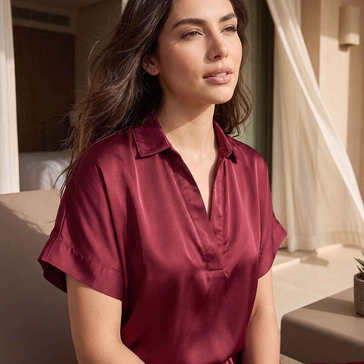 طقم بلوزة وبنطلون بيجاما من آدارايا-women-clothing-nightwear-pyjamas-longsets-image-6