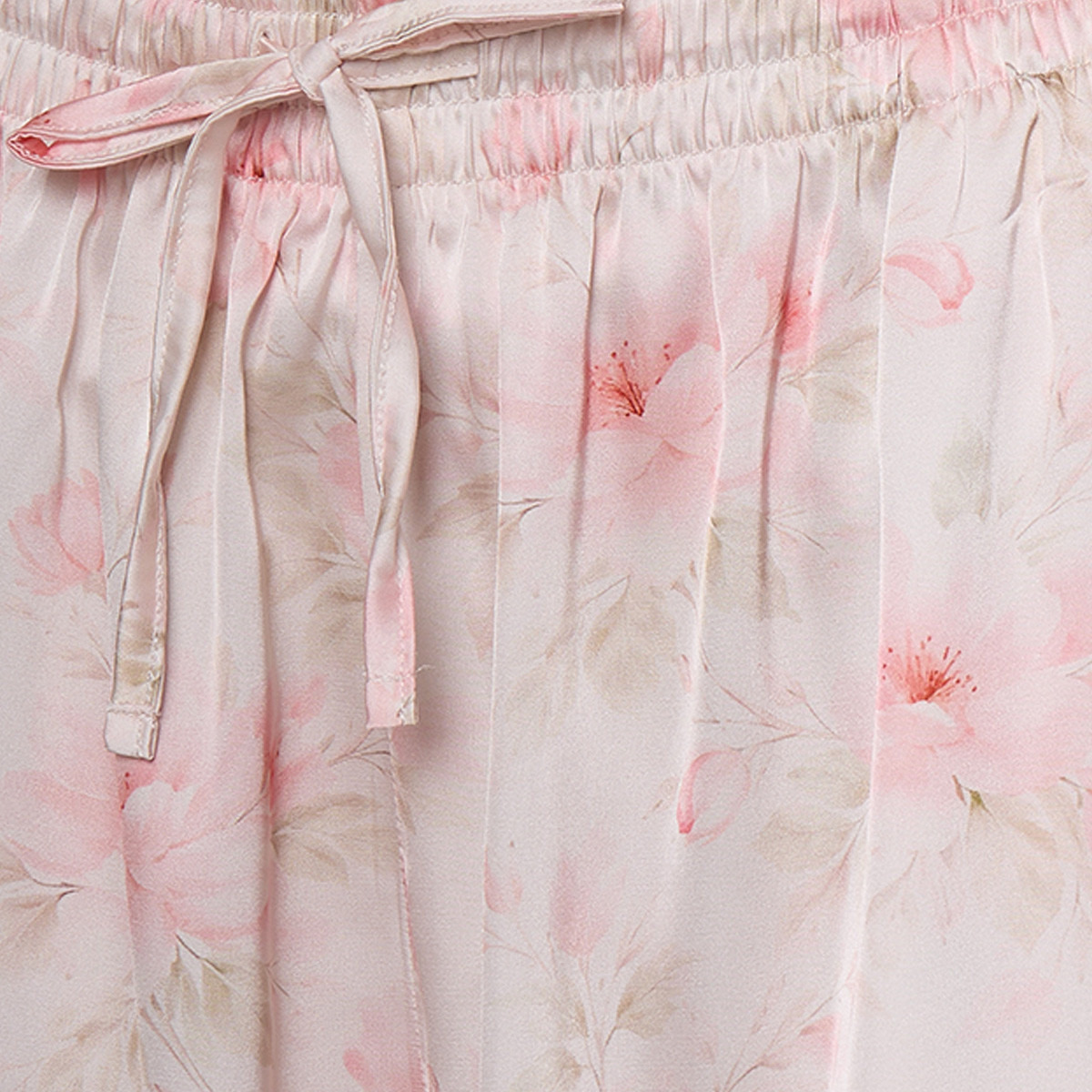 Aadaraya Floral Print Pyjama Set Button-Down Shirt & Trousers-women-clothing-nightwear-pyjamas-longsets-image-8