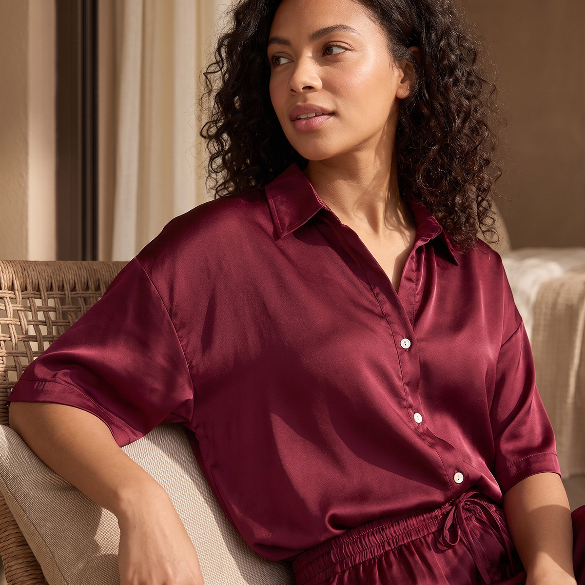 Aadaraya Pyjama Set Button-Down Shirt & Trousers-women-clothing-nightwear-pyjamas-longsets-image-6