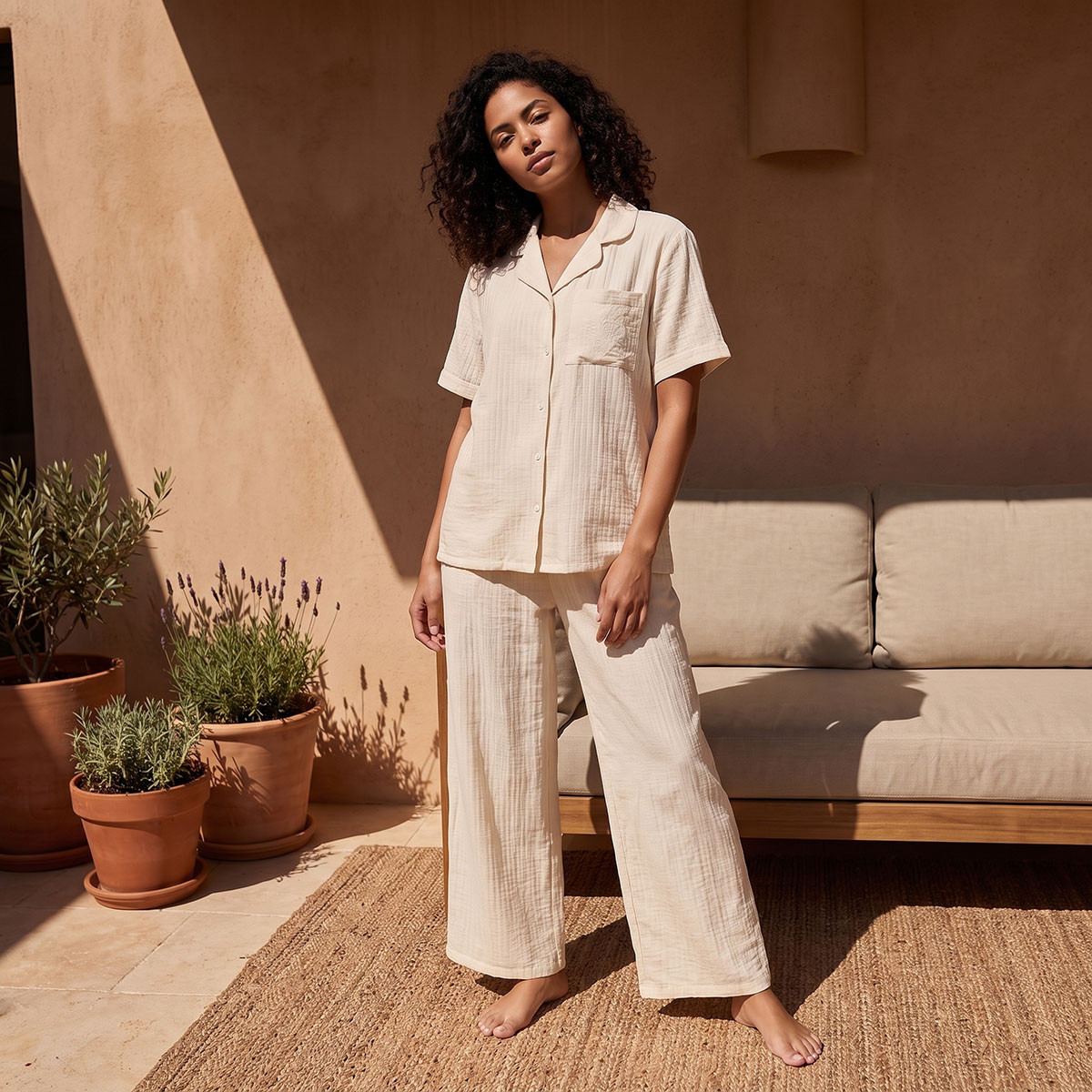 Splash Fav Viscose Textured Shirt and Pyjama Set-women-clothing-nightwear-pyjamas-longsets-image-2