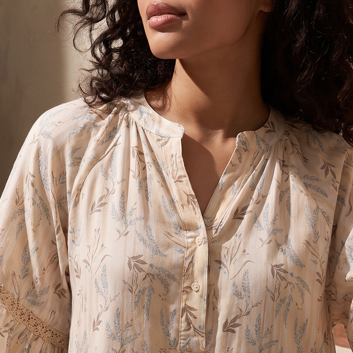 Splash Fav Viscose Floral Printed Night Dress-women-clothing-nightwear-nighties-image-5