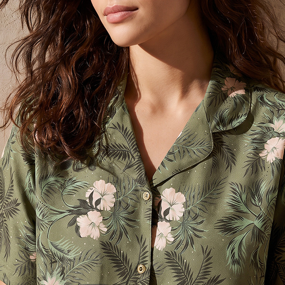 Pyjama Set Button Down Shirt & Trousers Viscose-women-clothing-nightwear-pyjamas-longsets-image-6
