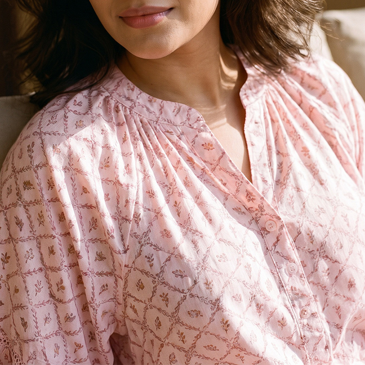 فستان نوم فيسكوز بطبعات زهرية من سبلاش فاف-women-clothing-nightwear-nighties-image-5