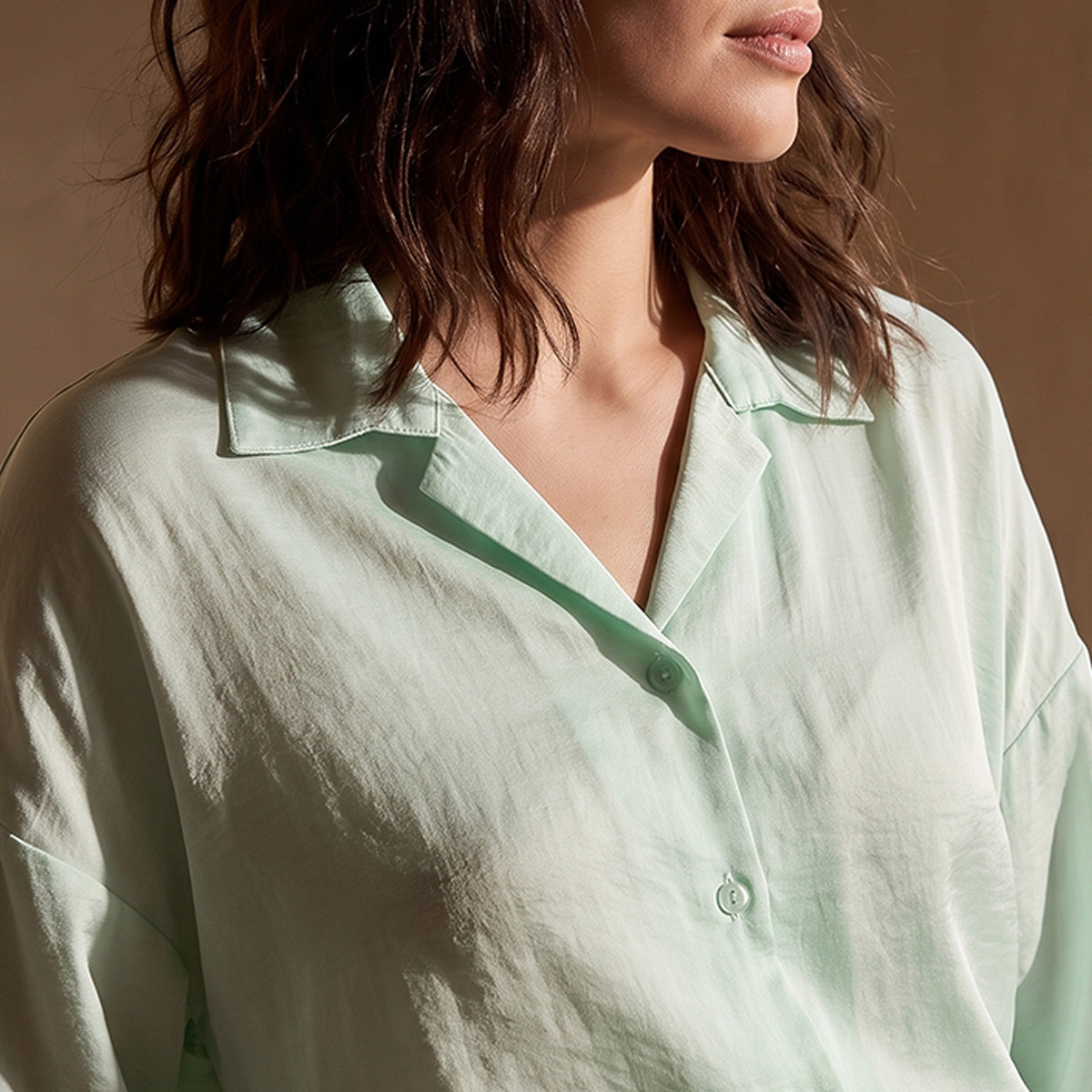 طقم بيجاما مخمل قميص وبنطلون من سبلاش فيف-women-clothing-nightwear-pyjamas-longsets-image-8