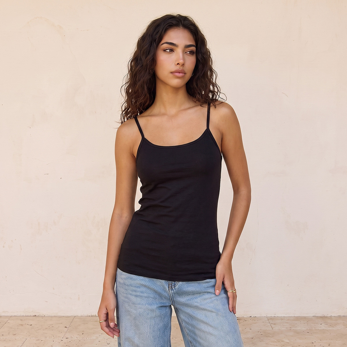 طقم بلوزة تانك قطعتين بحمالات رفيعة من سبلاش فاف-women-clothing-tshirts-image-6