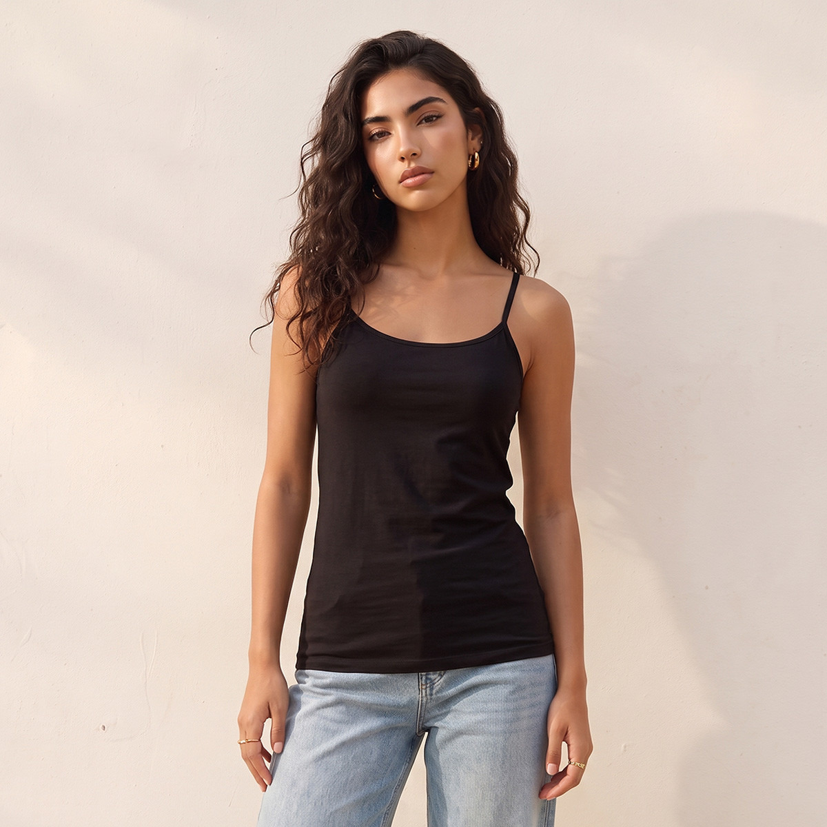 طقم بلوزة تانك 3 قطع بحمالات رفيعة من سبلاش فاف-women-clothing-tshirts-image-5