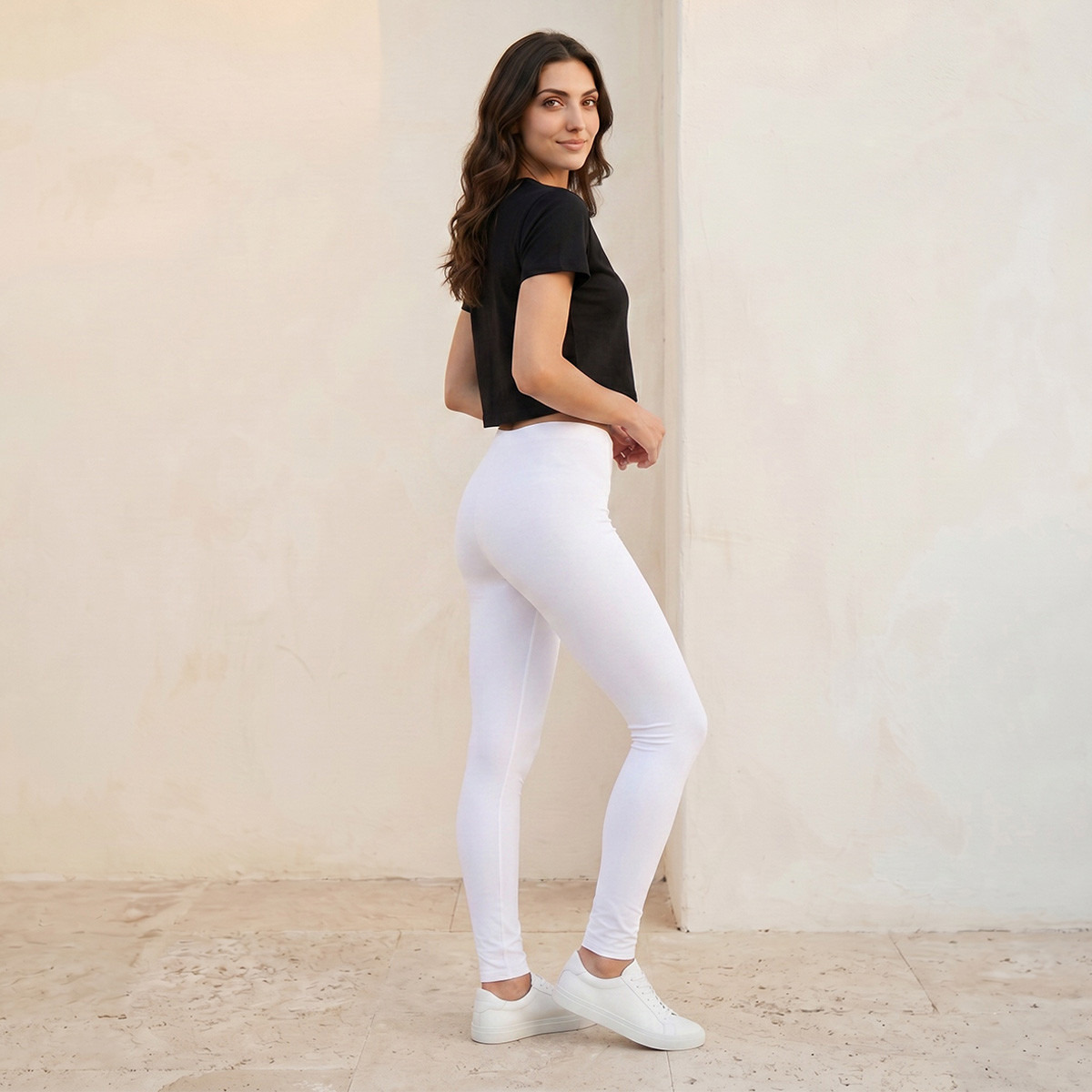 بنطلون ليقنز بخصر مطاطي من سبلاش فاڤ - عبوة من قطعتين-women-clothing-leggings-image-6