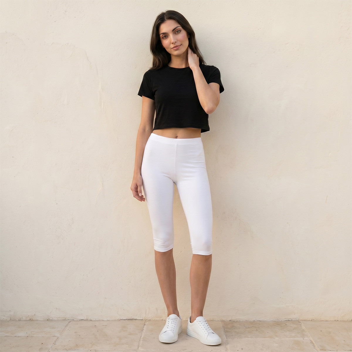 بنطلون ليقنز بطول الركبة وخصر مطاطي من سبلاش فاڤ - عبوة من قطعتين-women-clothing-leggings-image-6