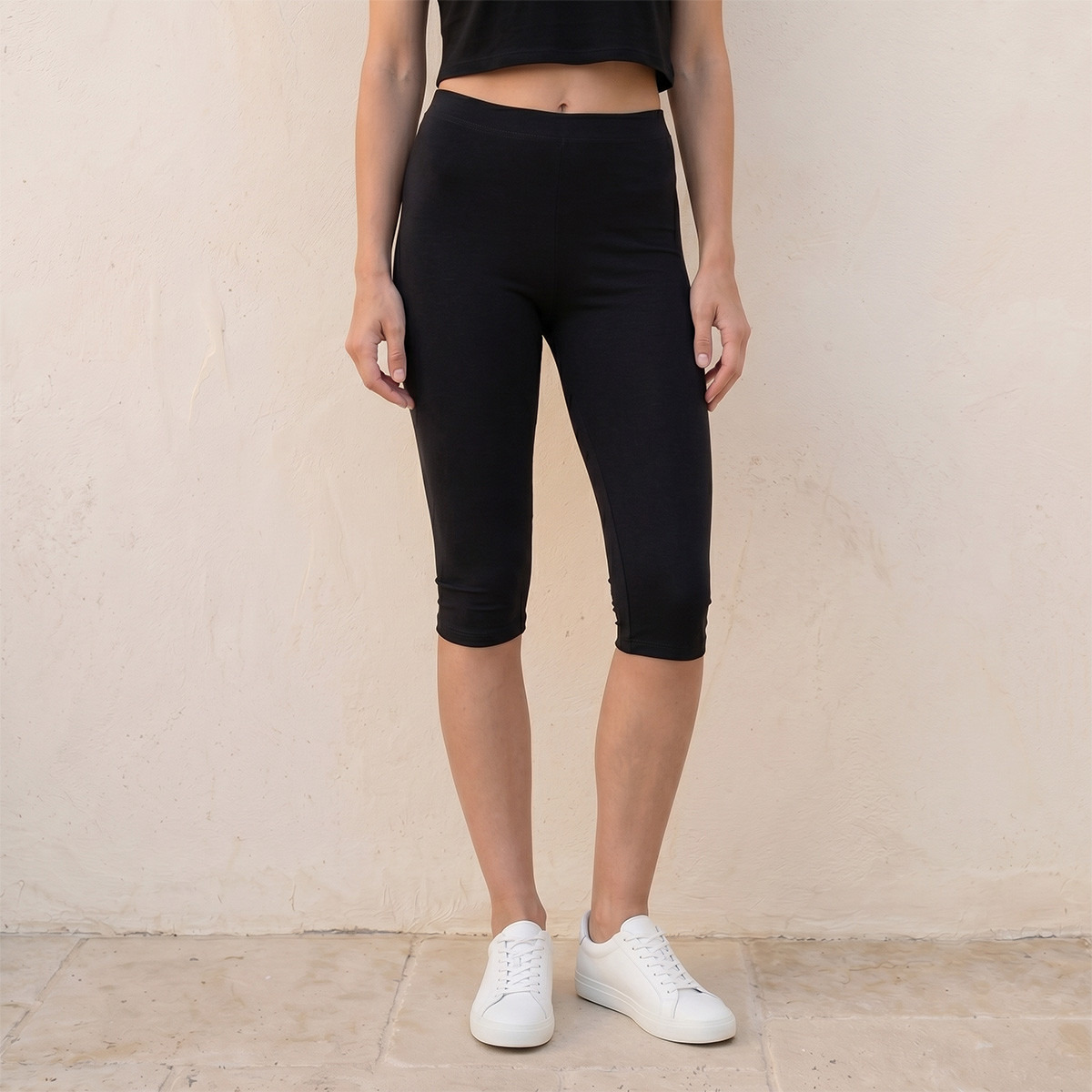بنطلون ليقنز بطول الركبة وخصر مطاطي من سبلاش فاڤ - عبوة من قطعتين-women-clothing-leggings-image-8