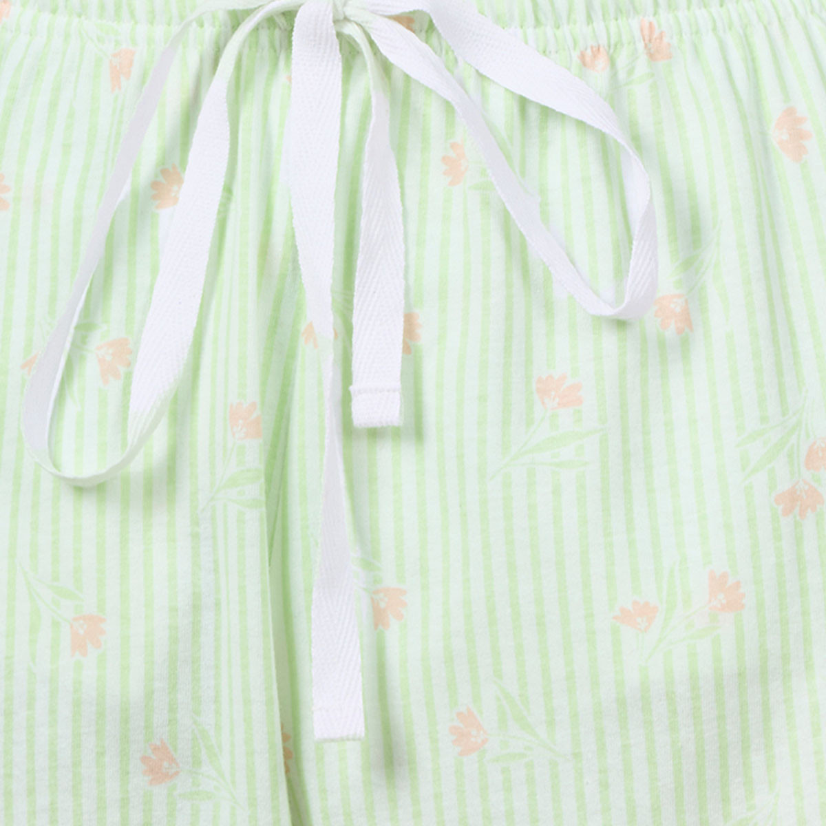 طقم قميص بأزرار وبنطلون بيجاما مخطط من سبلاش فيف-women-clothing-nightwear-pyjamas-longsets-image-8