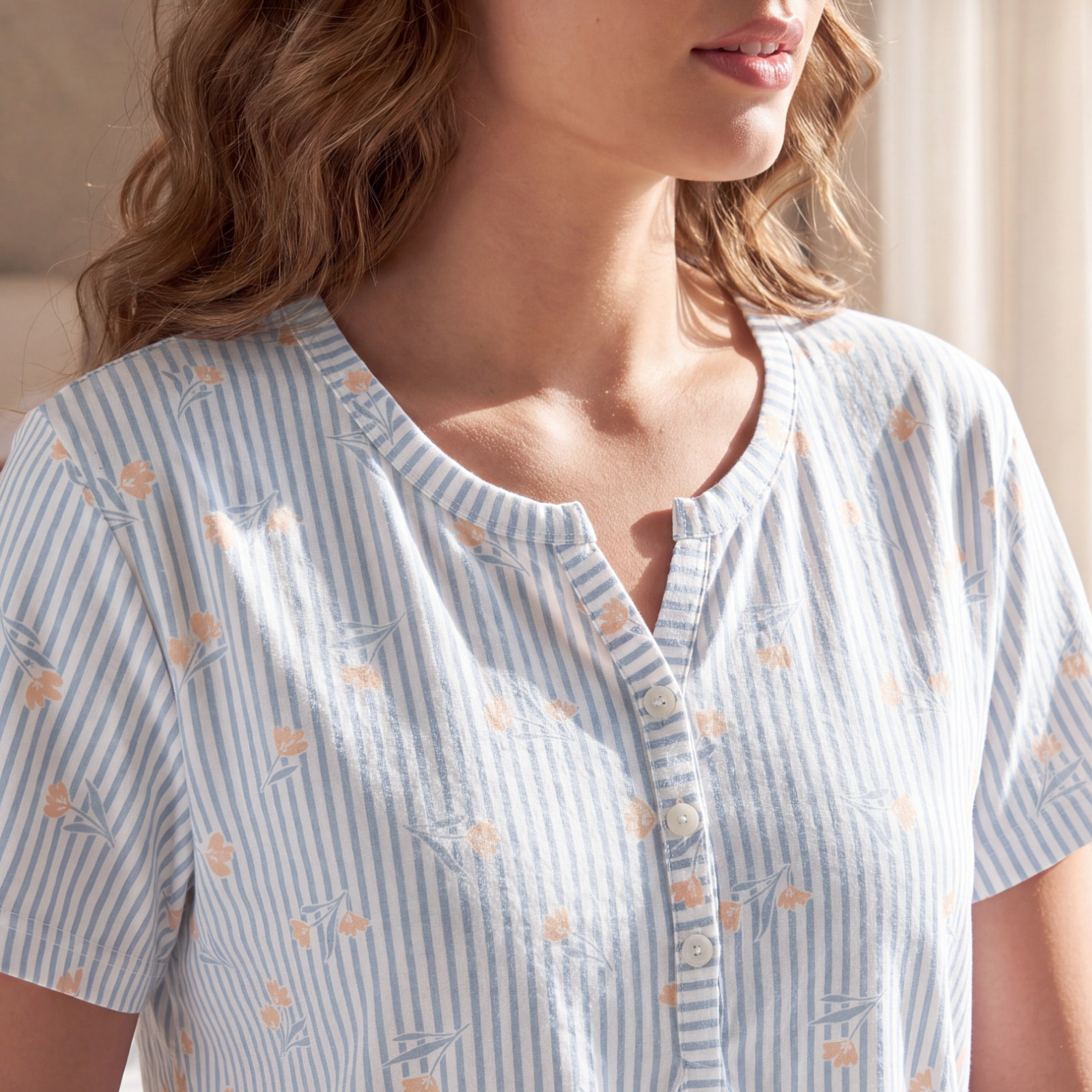 فستان نوم مخطط من سبلاش فاف-women-clothing-nightwear-nighties-image-4