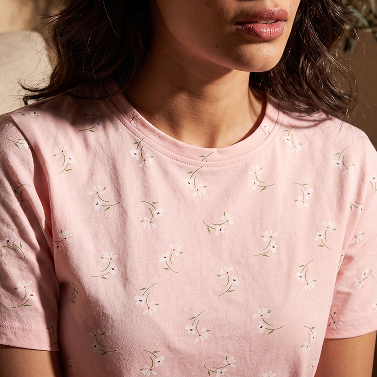 Splash Fav Pyjama Set Floral Print T-shirt & Shorts-women-clothing-nightwear-pyjamas-shortsets-image-4