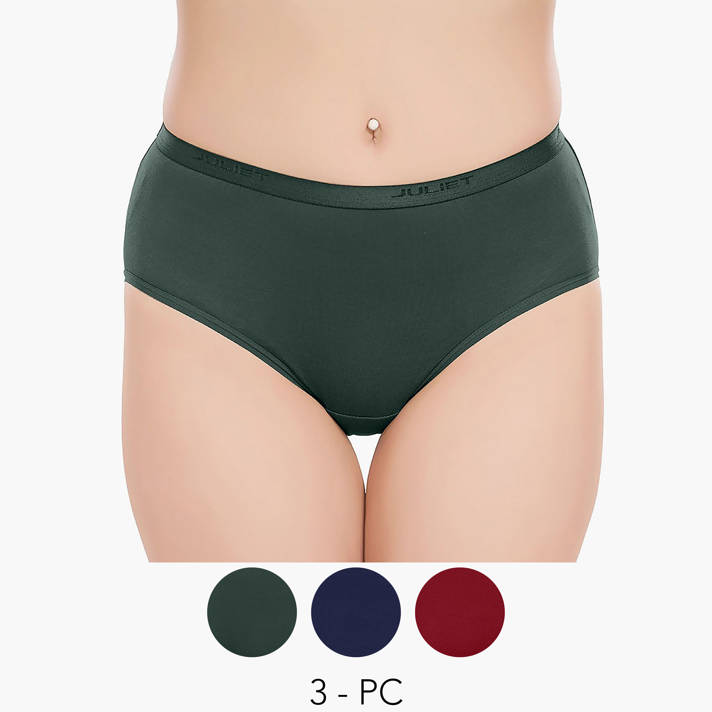 سراويل داخلية قطن من جولييت - طقم من 3 قطع-women-clothing-lingerie-panties-image-1