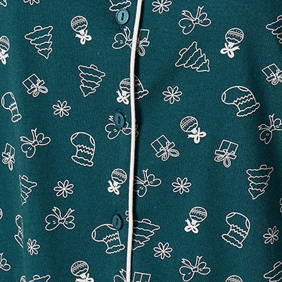 Splash Fav Cotton Printed Button-Down Shirt and Pyjama Set-women-clothing-nightwear-pyjamas-longsets-image-7