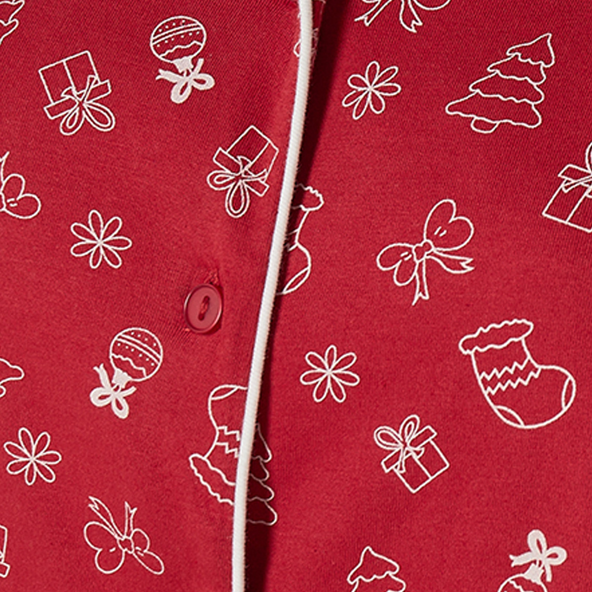 طقم بنطلون بيجاما وقميص بطبعات شتوية من سبلاش فاف-women-clothing-nightwear-pyjamas-longsets-image-8