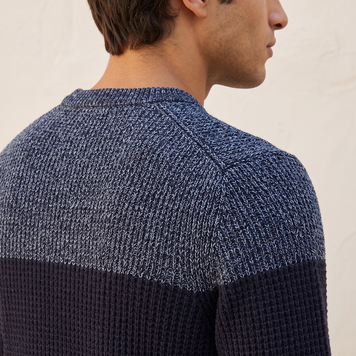 كنزة بارزة الملمس بياقة ضيقة من سبلاش فاف-men-clothing-sweatersandpullovers-image-4