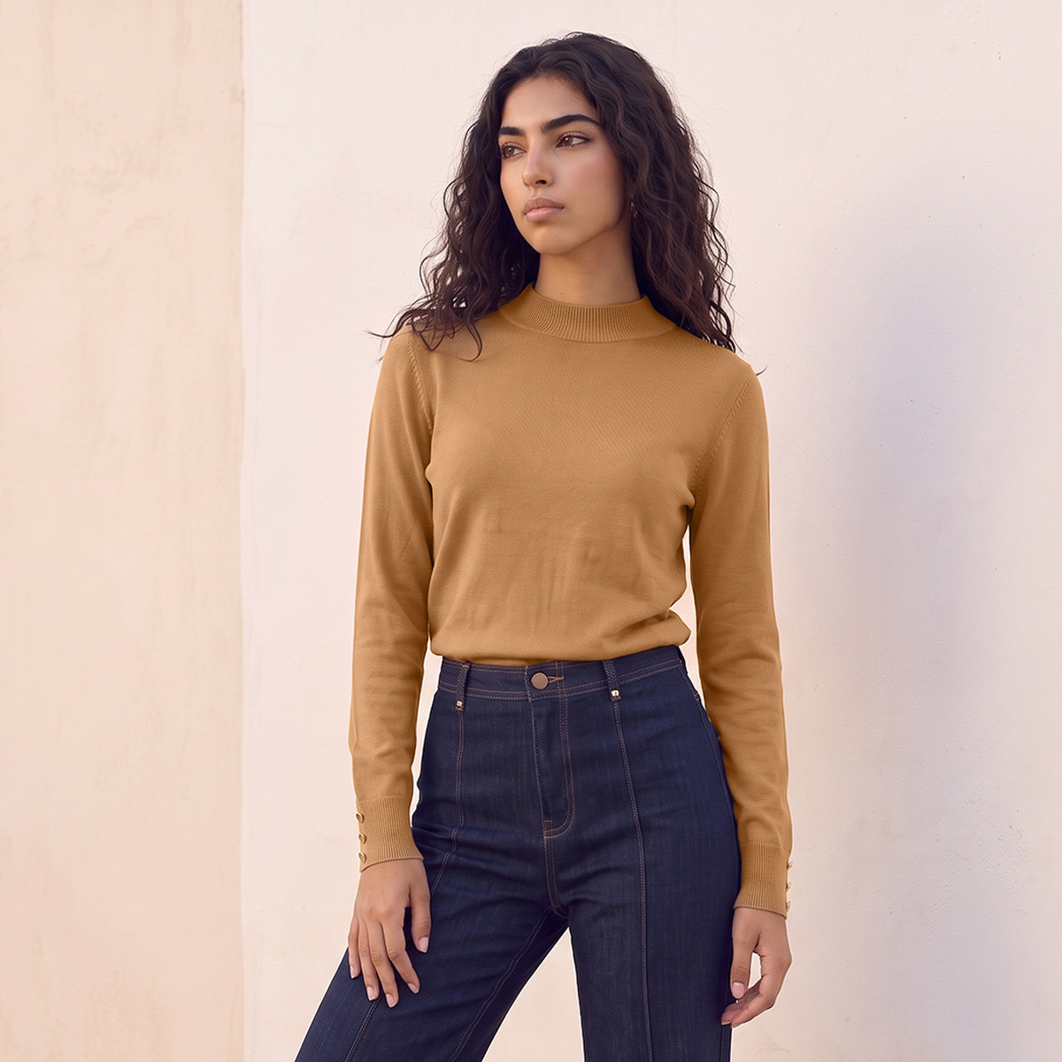 Splash Fav High Neck Textured Sweater-women-winterwear-cardigansandjumpers-jumpers-image-20