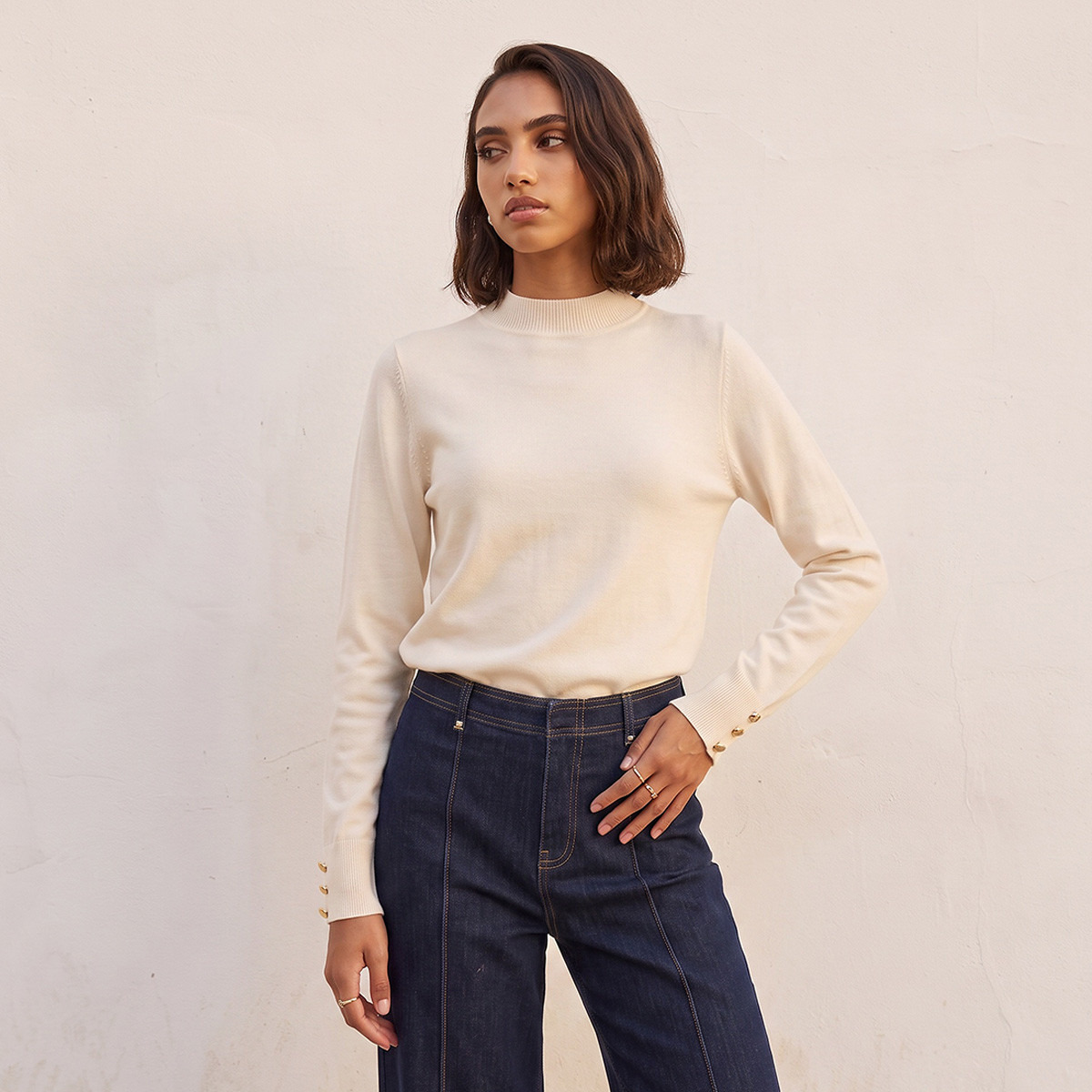 Splash Fav High Neck Textured Sweater-women-winterwear-cardigansandjumpers-jumpers-image-25