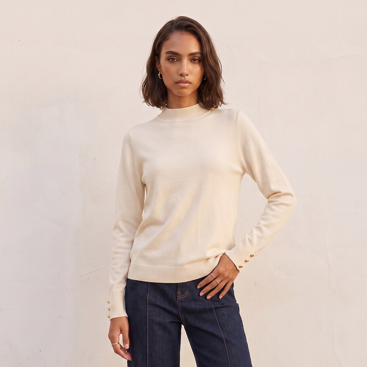 Splash Fav High Neck Textured Sweater-women-winterwear-cardigansandjumpers-jumpers-image-29