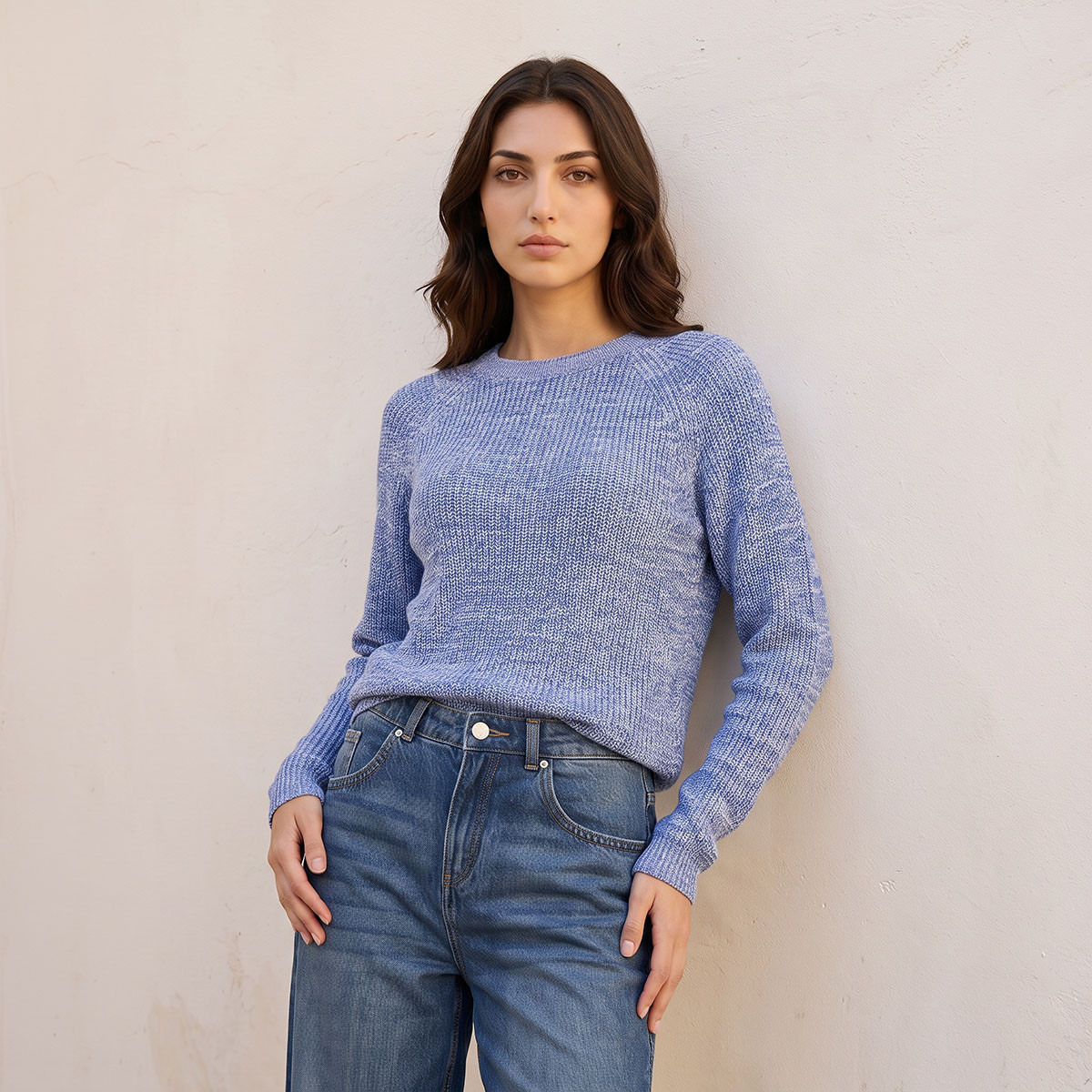 Splash Fav Crew Neck Textured Sweater-women-winterwear-cardigansandjumpers-jumpers-image-12
