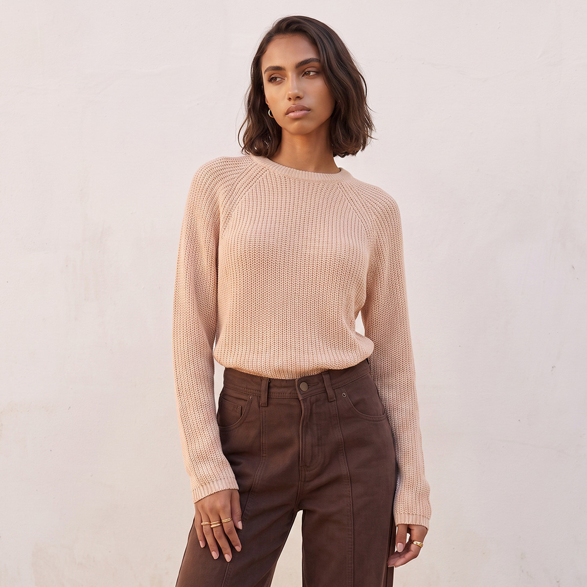 Splash Fav Crew Neck Textured Sweater-women-winterwear-cardigansandjumpers-jumpers-image-40