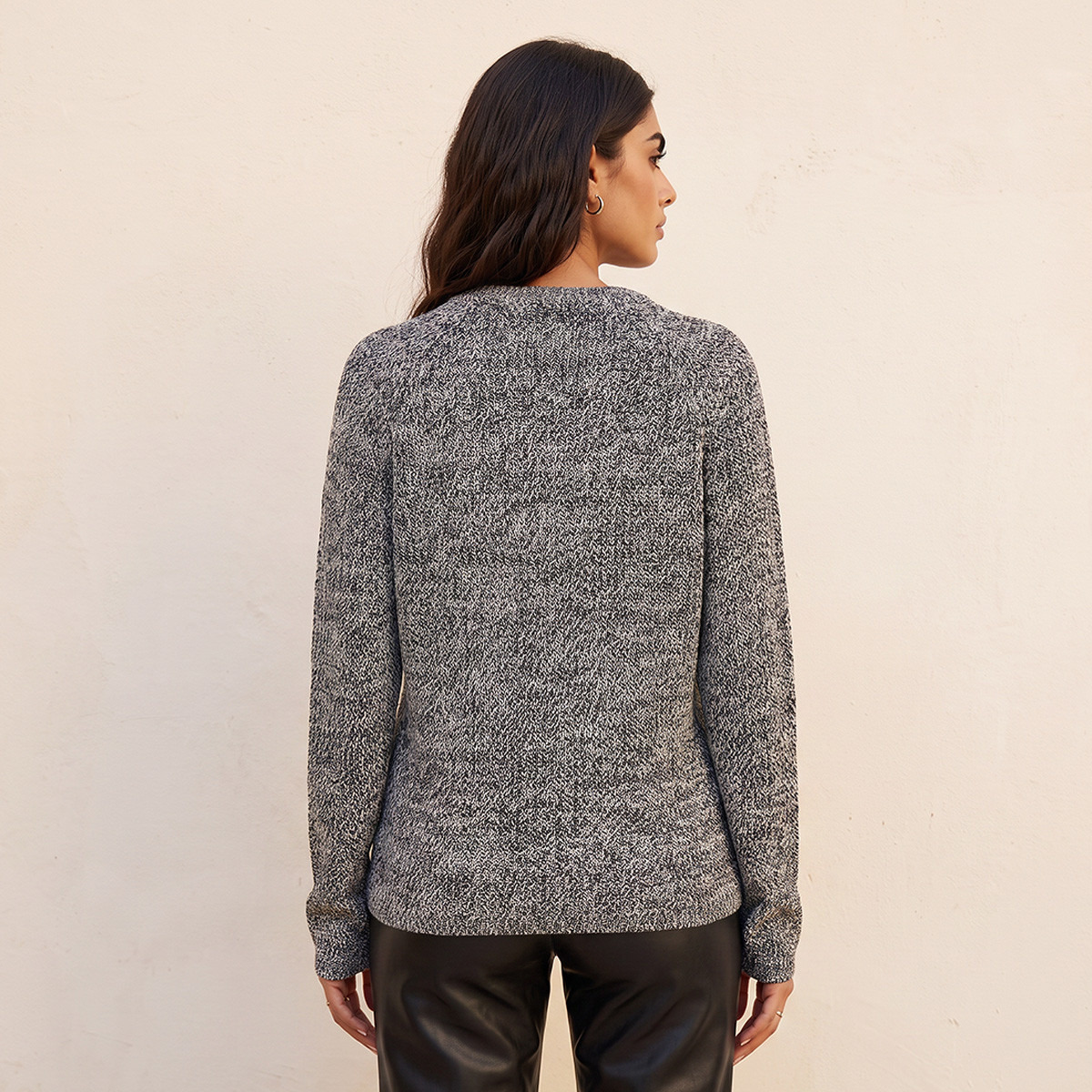 Splash Fav Crew Neck Textured Sweater-women-winterwear-cardigansandjumpers-jumpers-image-33