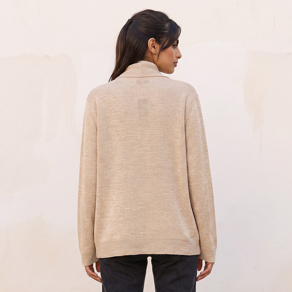 كارديجان شال بارز الملمس من سبلاش فاف-women-winterwear-cardigansandjumpers-cardigans-image-3