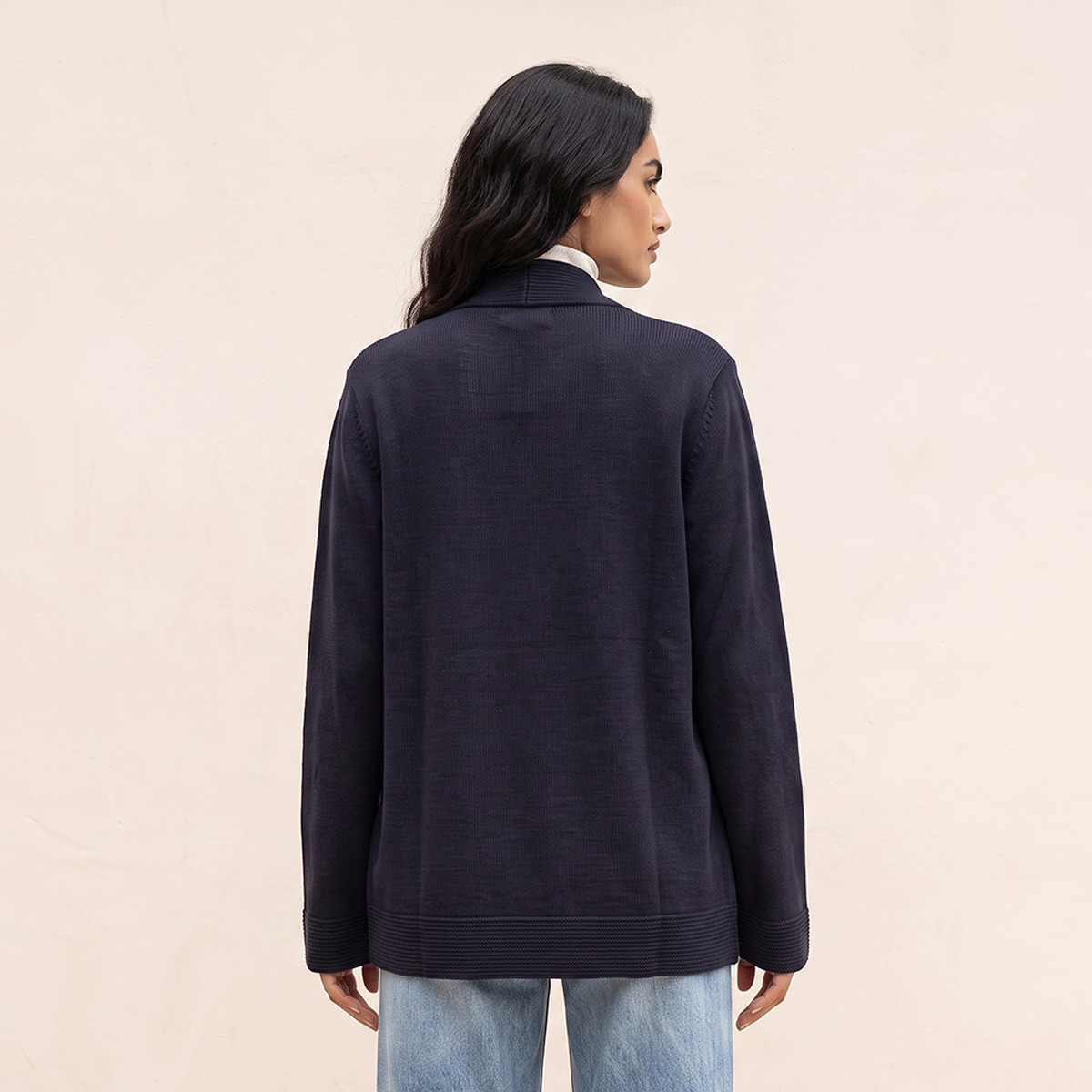 كارديجان شال بارز الملمس من سبلاش فاف-women-winterwear-cardigansandjumpers-cardigans-image-3