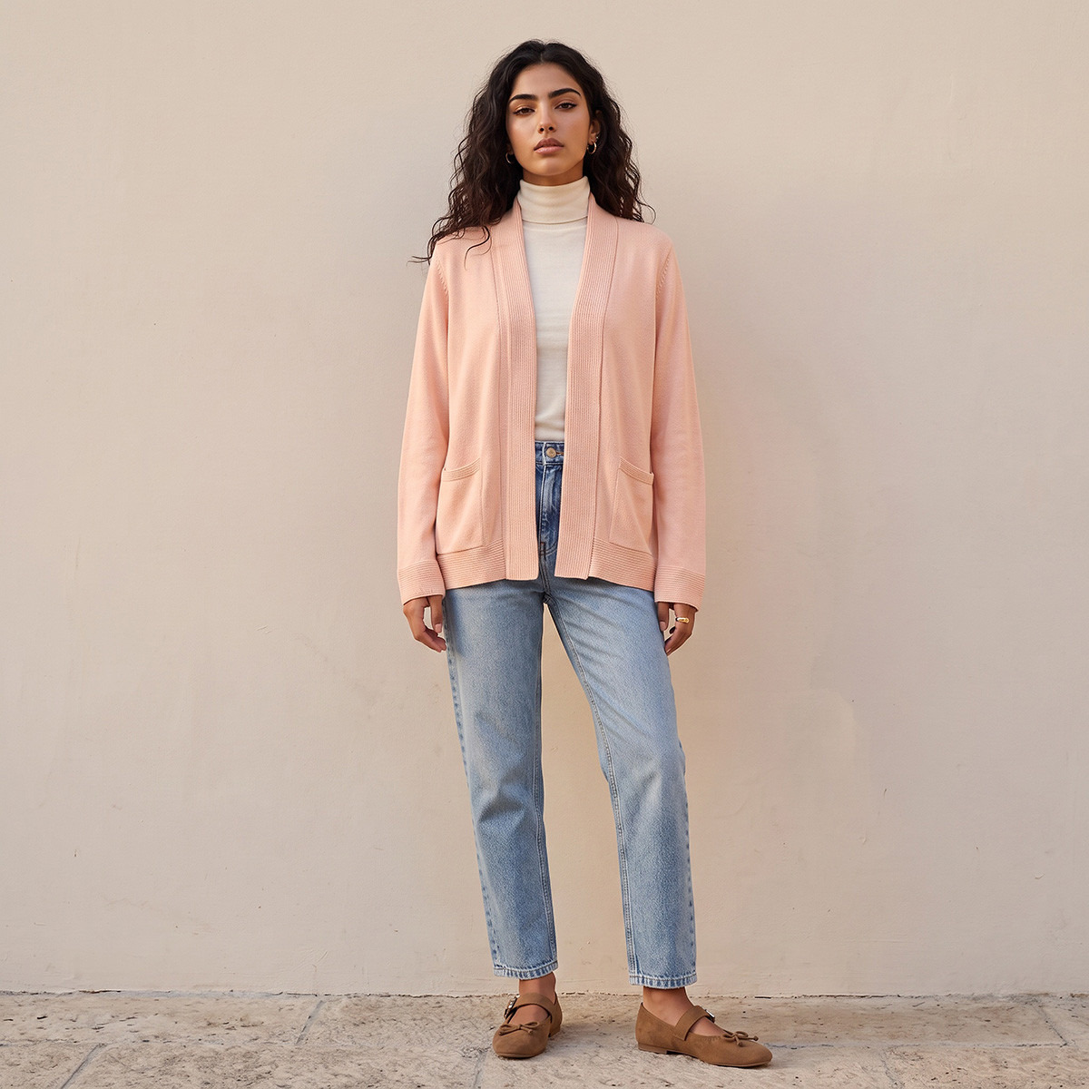 كارديجان شال بارز الملمس من سبلاش فاف-women-winterwear-cardigansandjumpers-cardigans-image-2